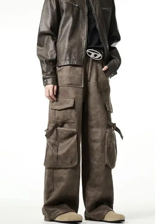 Designer Minami x Mint Casual Cargo Vintage Streetwear Pants Joggers Size US 32 / EU 48 - 2 Thumbnail