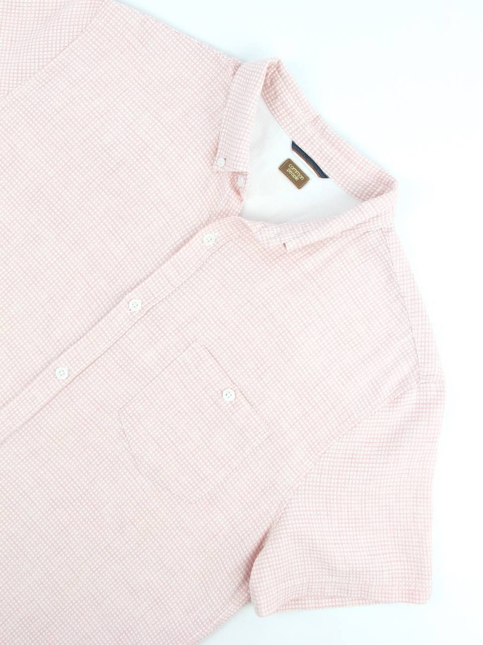 Common People COMMON PEOPLE Textured waffle shirt with short sleeves Size US L / EU 52-54 / 3 - 6 Thumbnail
