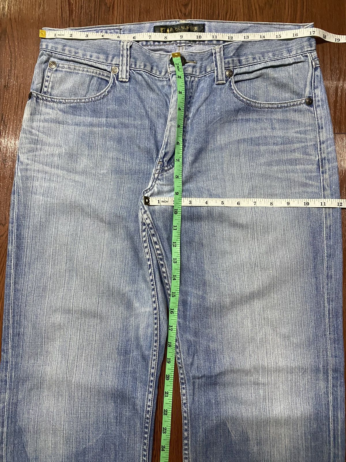 Japanese Brand Vintage Japanese Brands Blue Faded Wash Loose Jeans Size US 34 / EU 50 - 12 Thumbnail