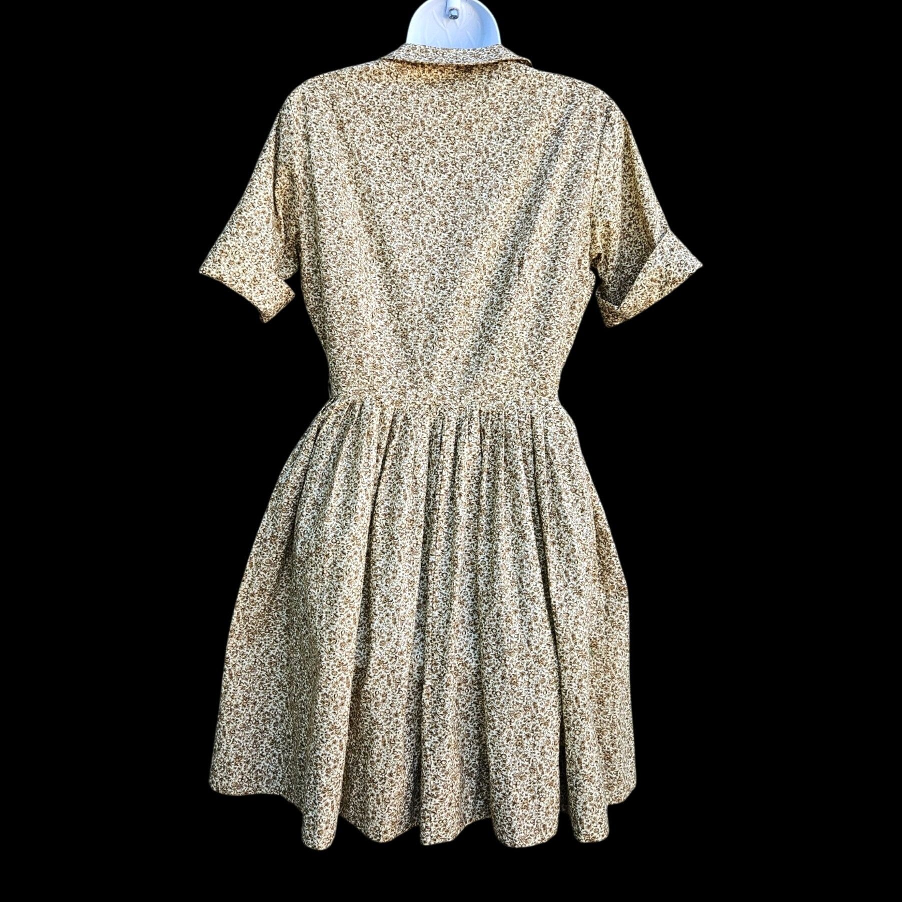 Vintage Vintage 1950s Carol Brent Cotton Shirt Dress XS Tiny Waist H Size XS / US 0-2 / IT 36-38 - 6 Thumbnail