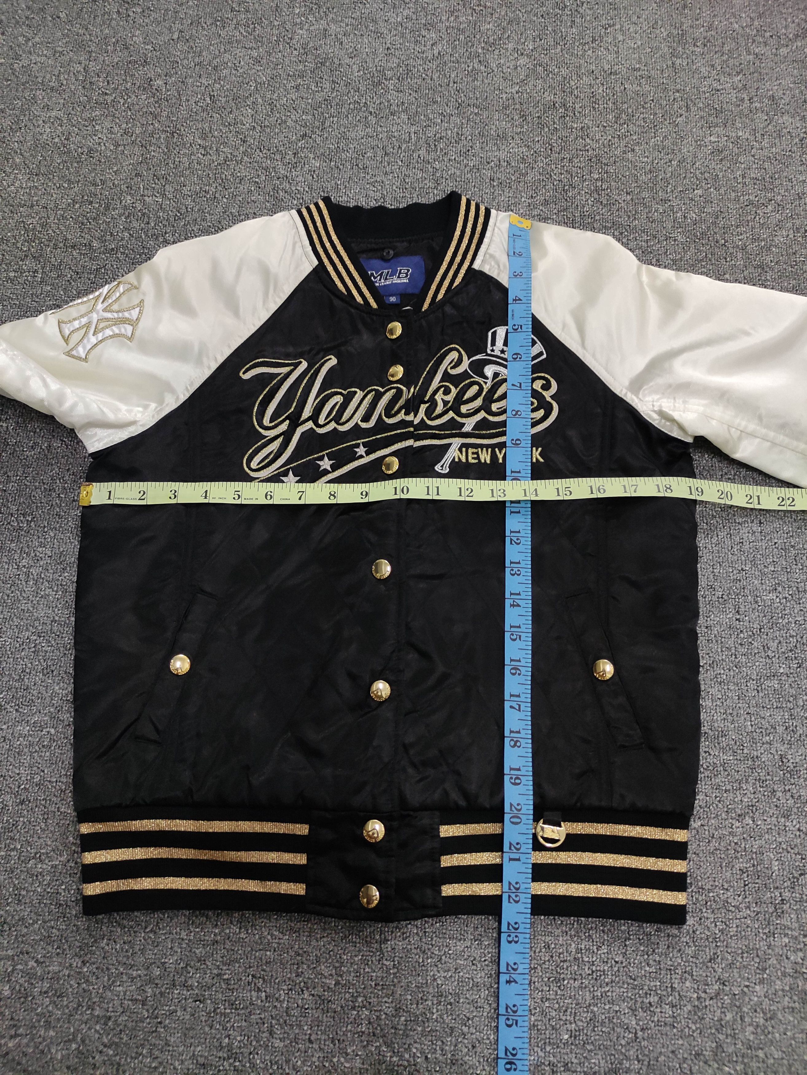 Vintage Vintage New York Yankees Varsity Jacket Snap Button Size US S / EU 44-46 / 1 - 14 Thumbnail