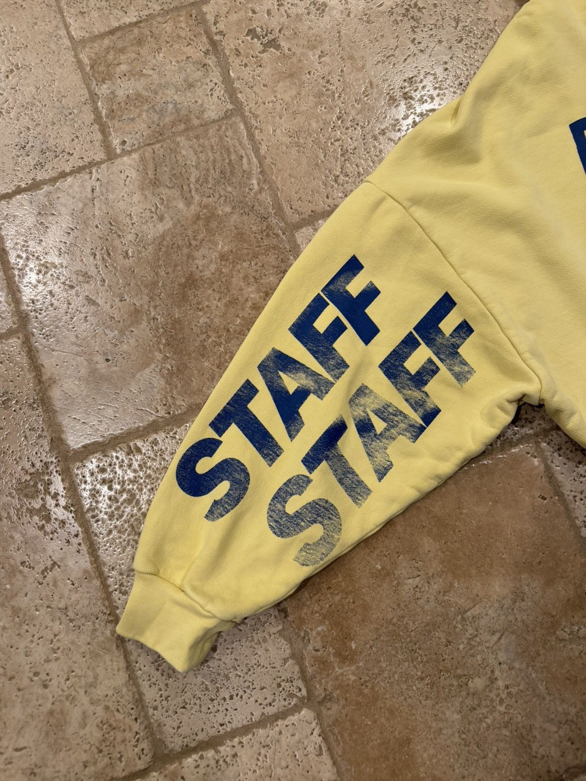 Fear of God × RRR-123 Fear of God x RRR-123 STAFF Hollywood Bowl Yellow Hoodie Size US S / EU 44-46 / 1 - 8 Thumbnail