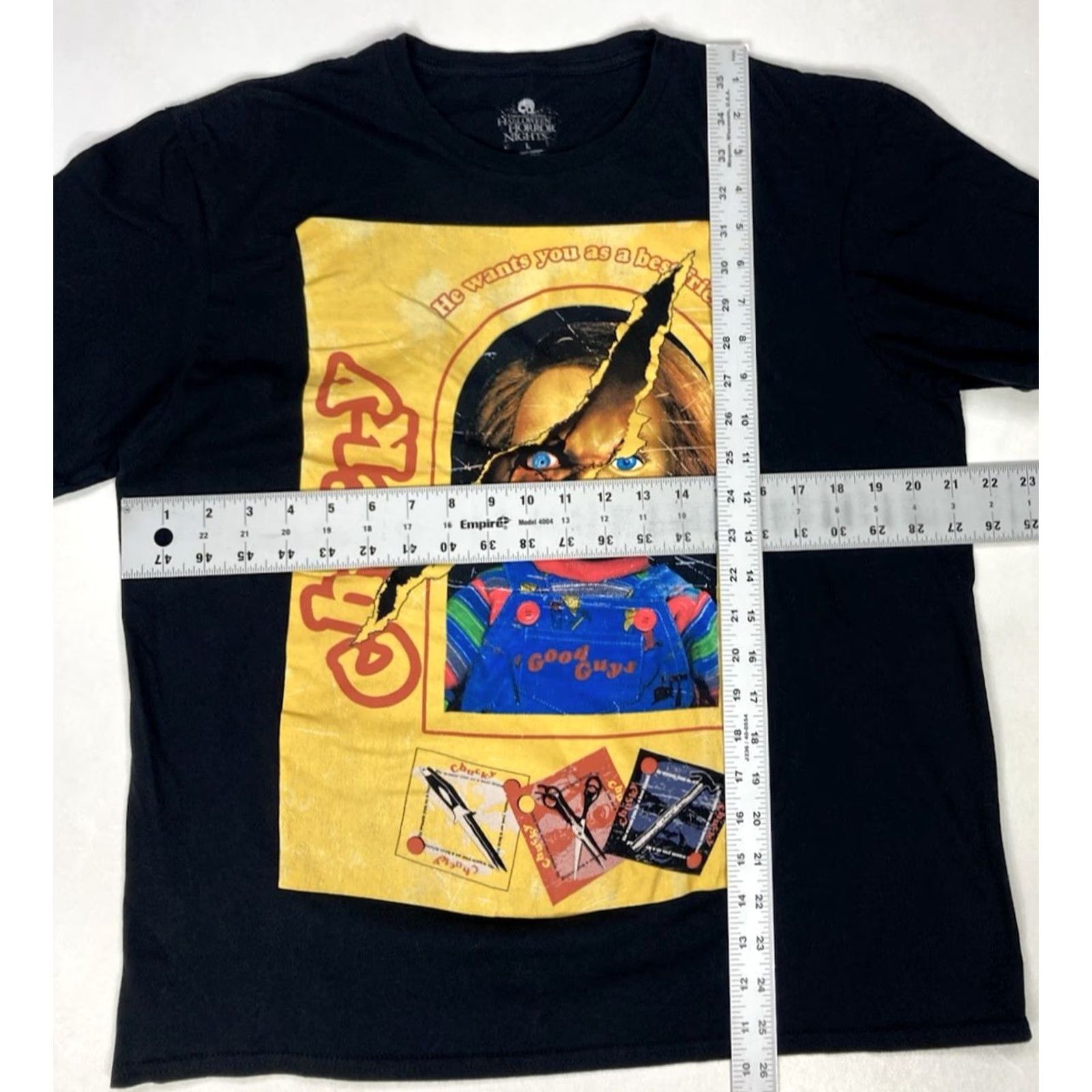 Vintage VINTAGE Universal Studios Halloween Horror Nights Chucky Graphic T-shirt Women Large Size L / US 10 / IT 46 - 5 Thumbnail