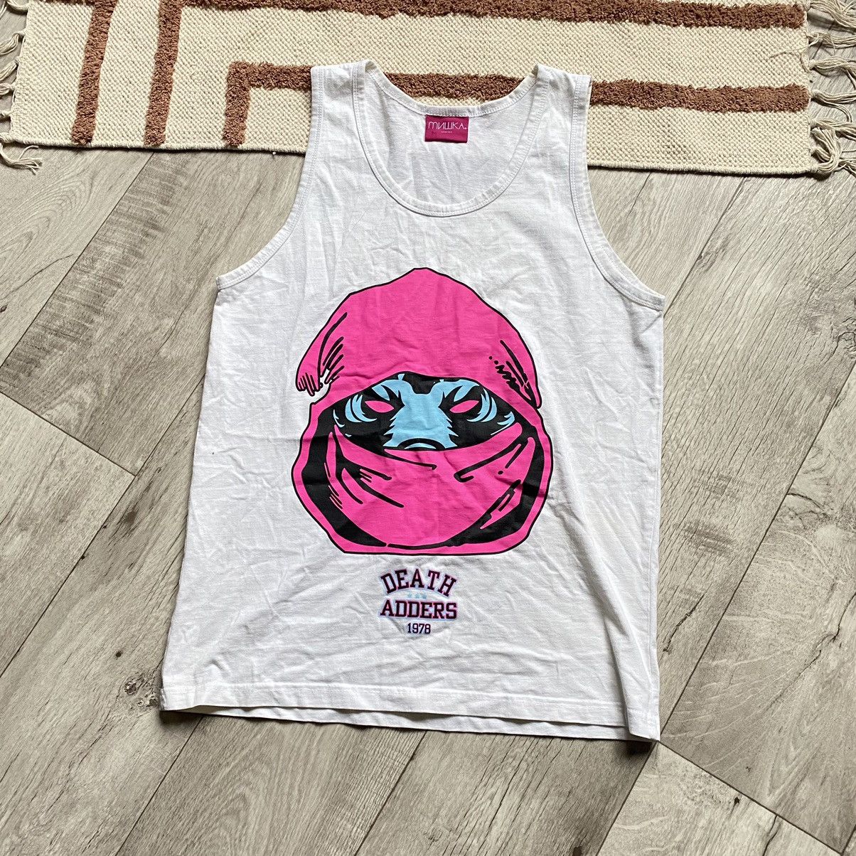 Mishka MISHKA USA SKATE BRAND BEAR IN HOOD TANK SHIRT Size US M / EU 48-50 / 2 - 1 Thumbnail