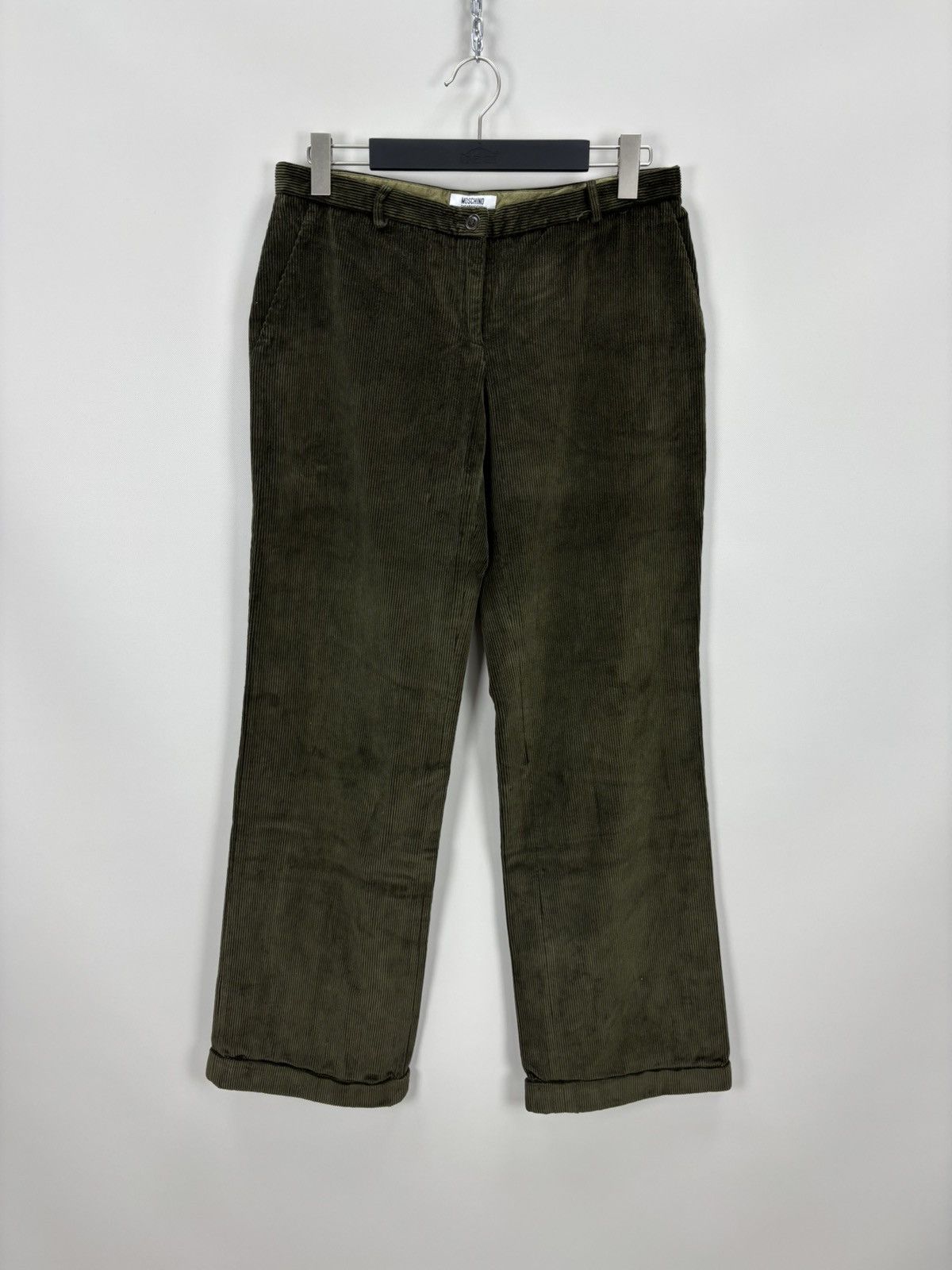 Designer × Moschino Womens corduroy pants Moschino Cheap and Chic Size 46 Size 32" / US 10 / IT 46 - 1 Thumbnail