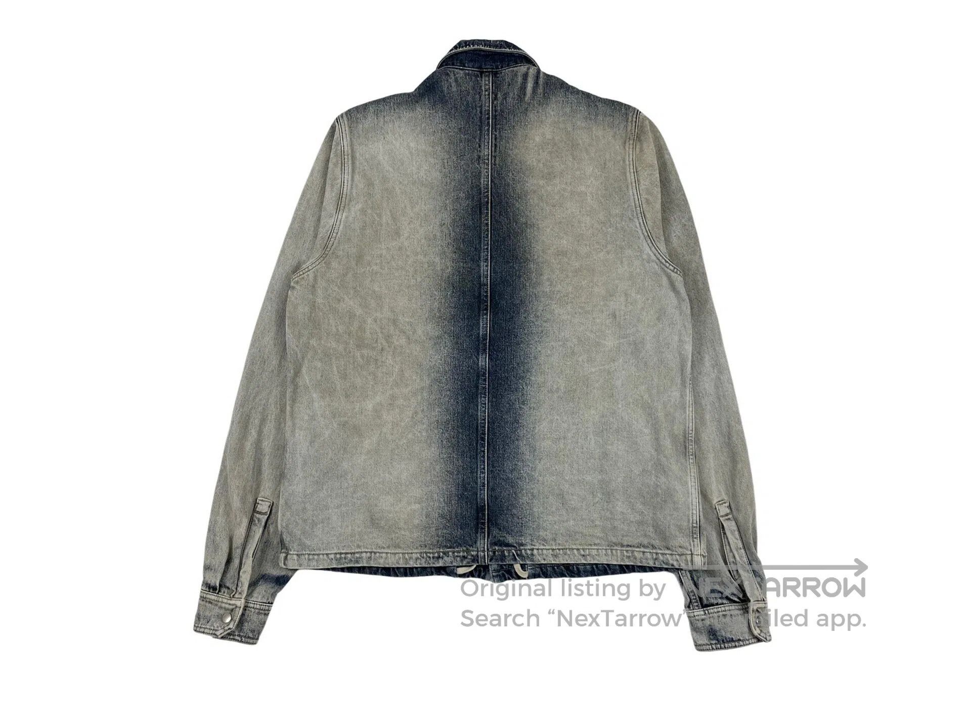 Rick Owens RICK OWENS Gradient Washed Denim Jacket Size US S / EU 44-46 / 1 - 2 Thumbnail