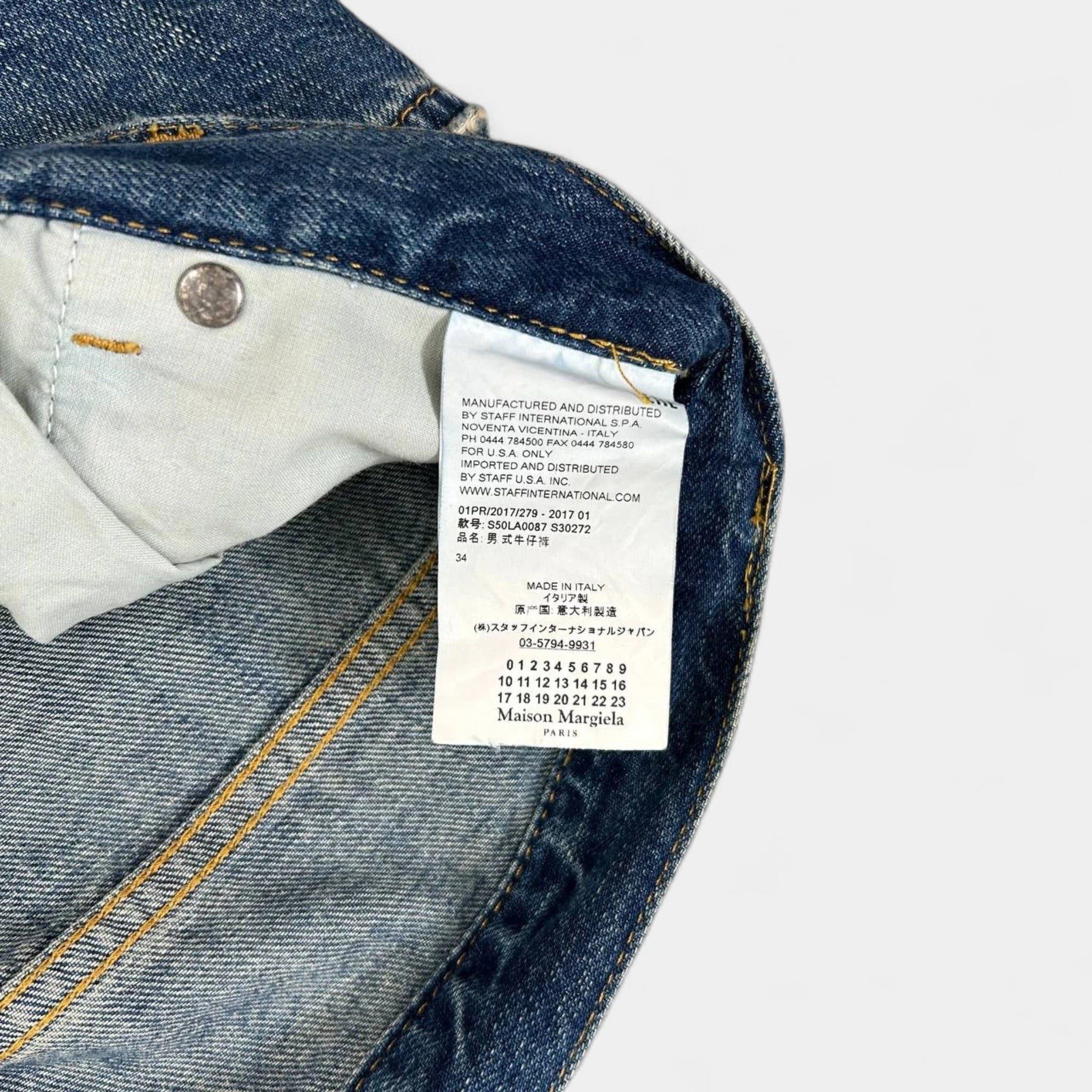 Maison Margiela Maison Margiela MM10 Washed Blue Jeans Size US 32 / EU 48 - 5 Thumbnail
