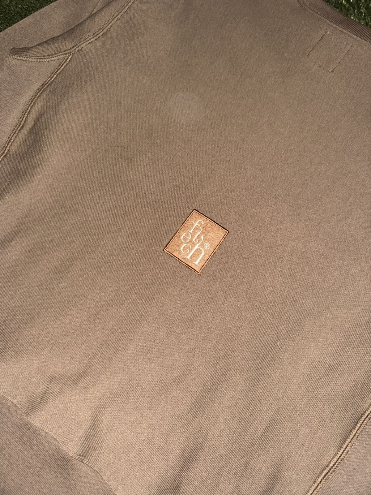 Japanese Brand [M] Fetch Sunday Embroidered Logo Sweatshirt Brown Size US M / EU 48-50 / 2 - 11 Thumbnail