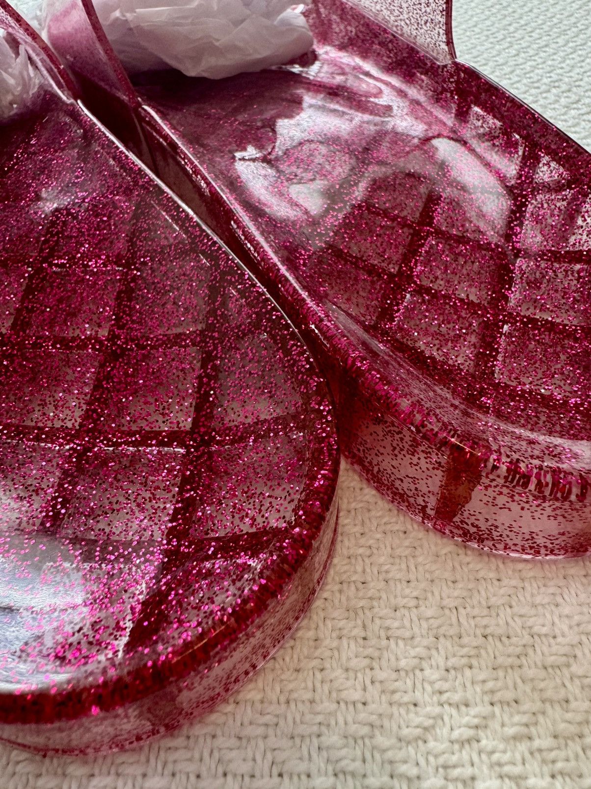 Anti Social Social Club Anti Social Social Club Glitter Slides Pink Size US 9.5 / EU 42-43 - 4 Thumbnail