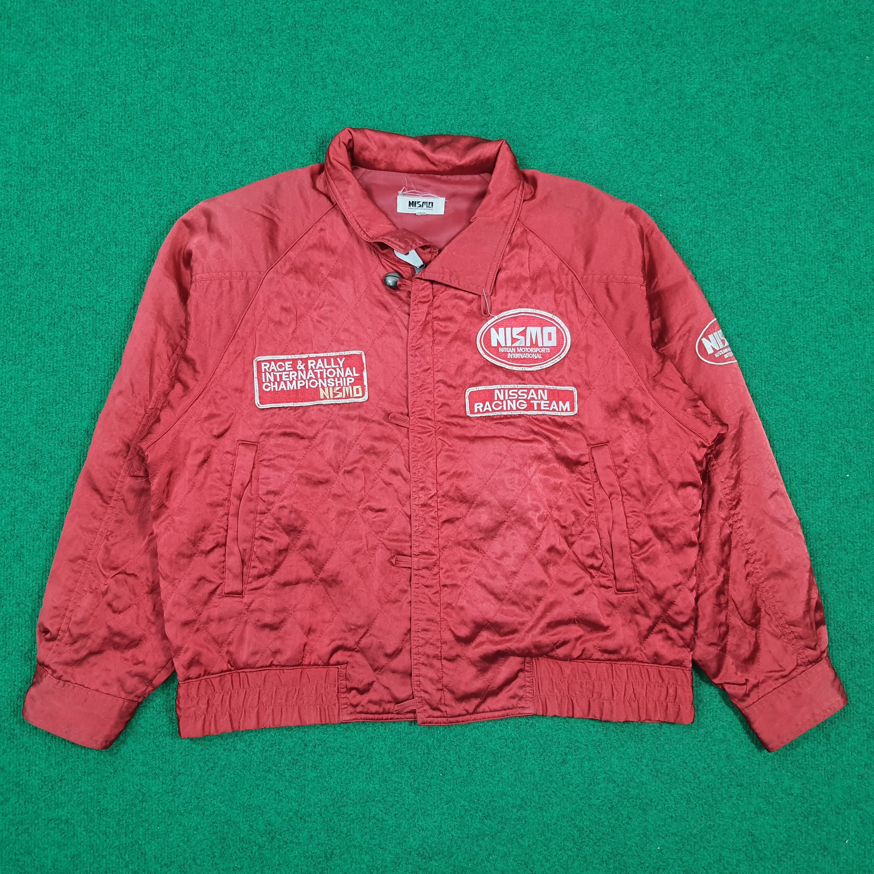Nissan Vintage NISMO Nissan Racing Bomber Quilted Jacket E1A10 Size US M / EU 48-50 / 2 - 3 Thumbnail
