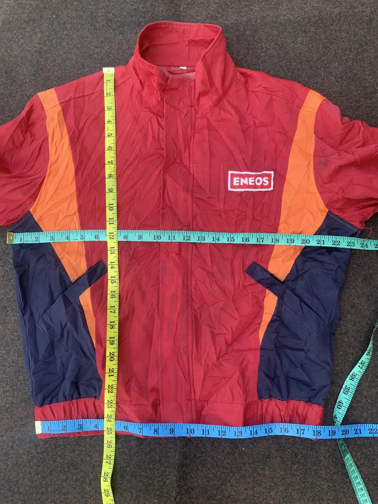 Japanese Brand DISTRESSED ENEOS RED JACKET. Size US L / EU 52-54 / 3 - 3 Thumbnail