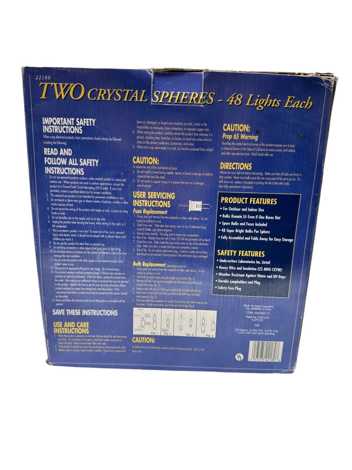 Other Brilliance Crystal 1 Sphere 1 Spiral Multi-Color Bulbs Size ONE SIZE - 4 Thumbnail