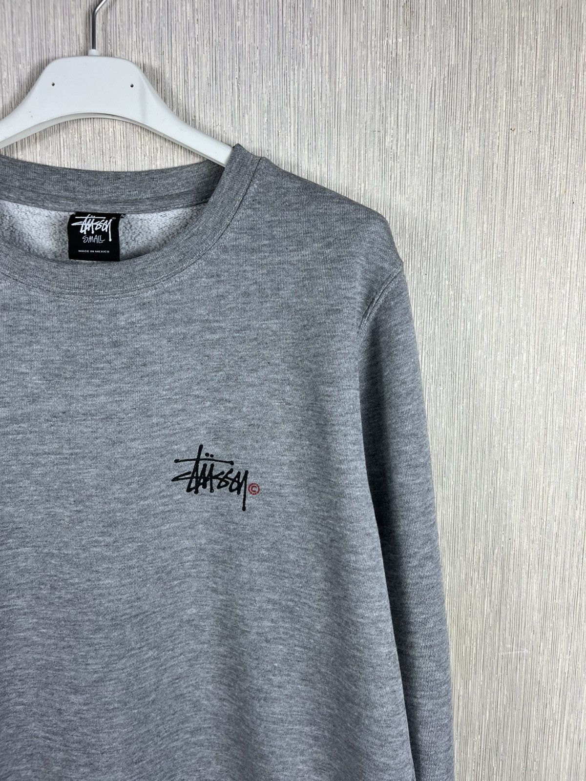 Stussy × Vintage Vintage Stussy 90s sweatshirt basic crewneck copyright retro Size US S / EU 44-46 / 1 - 3 Thumbnail