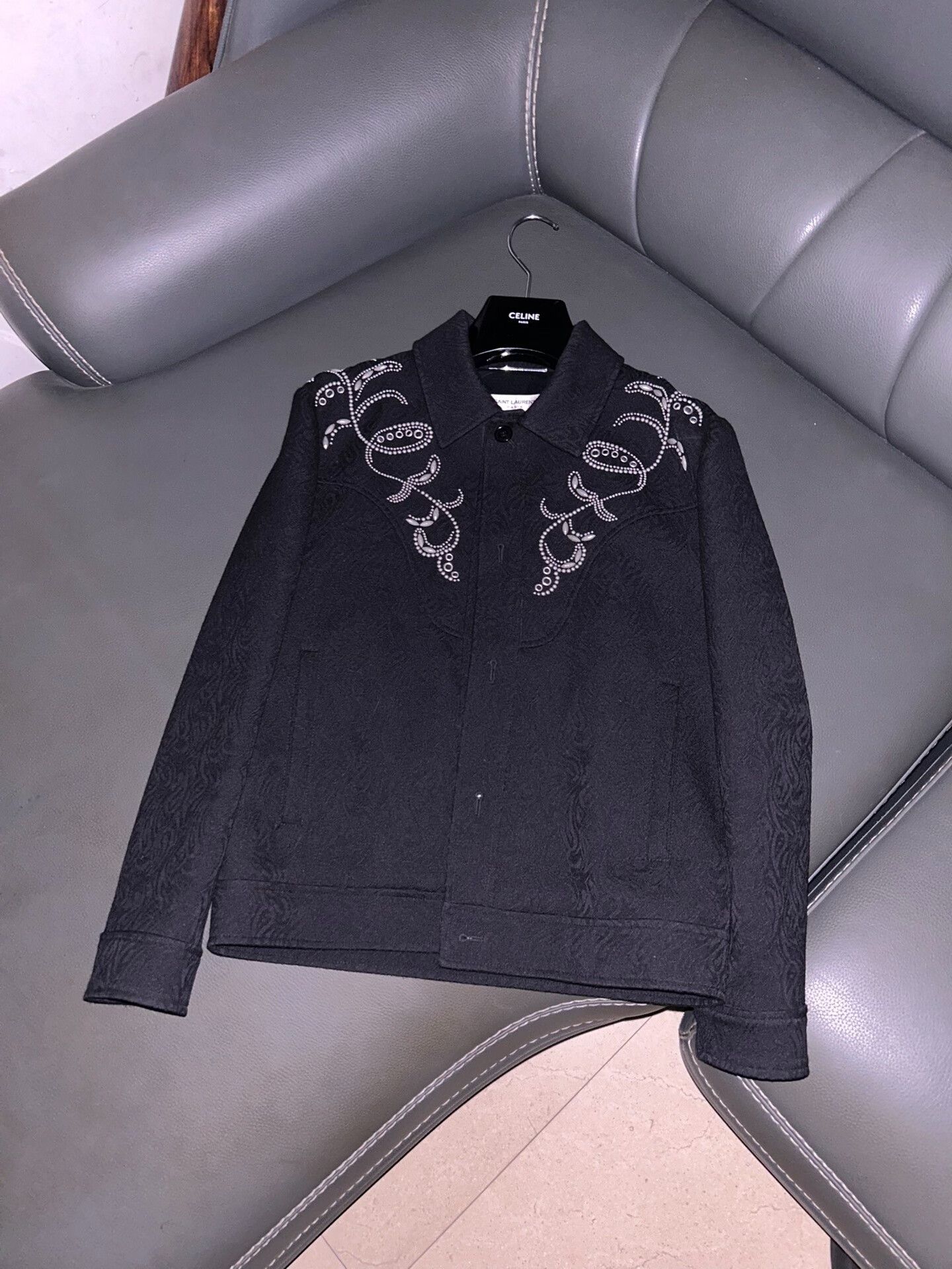 Saint Laurent Paris Saint Laurent Napoleonic Officer Embroidered