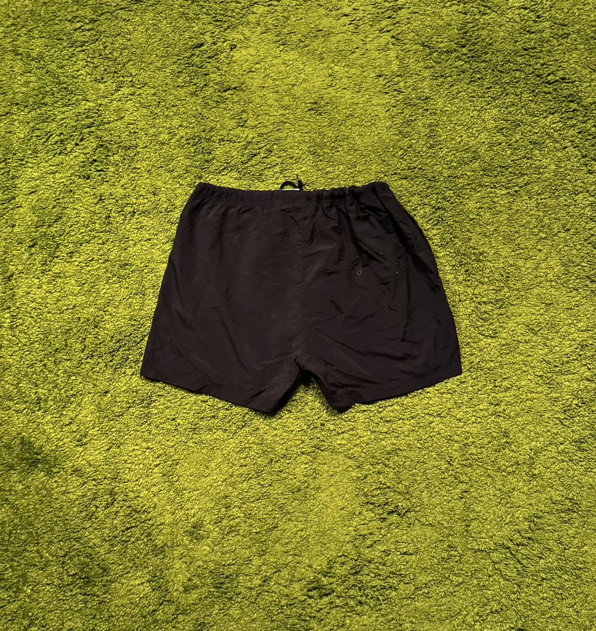 Nike × Vintage Nike 2000s vintage nylon swoosh logo black shorts Size US 36 / EU 52 - 2 Thumbnail