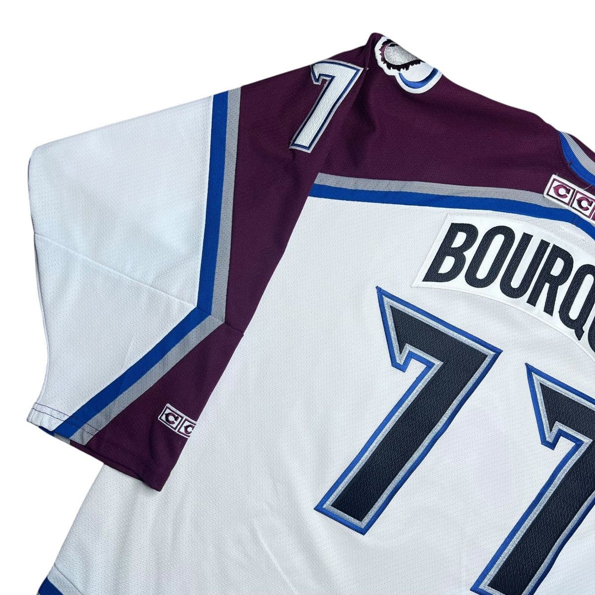 Ccm NHL Colorado Avalanche Ray Bourque #77 Authentic CCM Jersey Size US XL / EU 56 / 4 - 21 Thumbnail