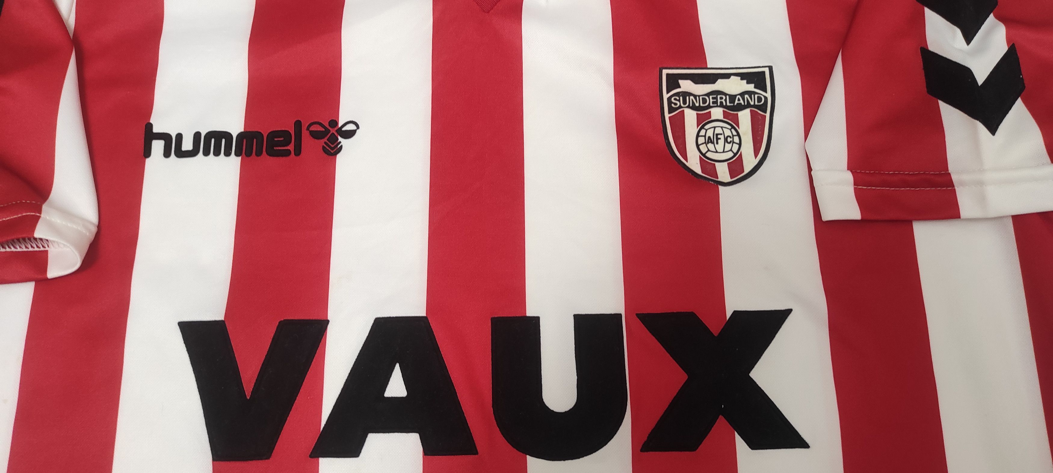Hummel Sunderland Home football shirt 1991 - 1994 Rare Vintage Size US L / EU 52-54 / 3 - 2 Thumbnail