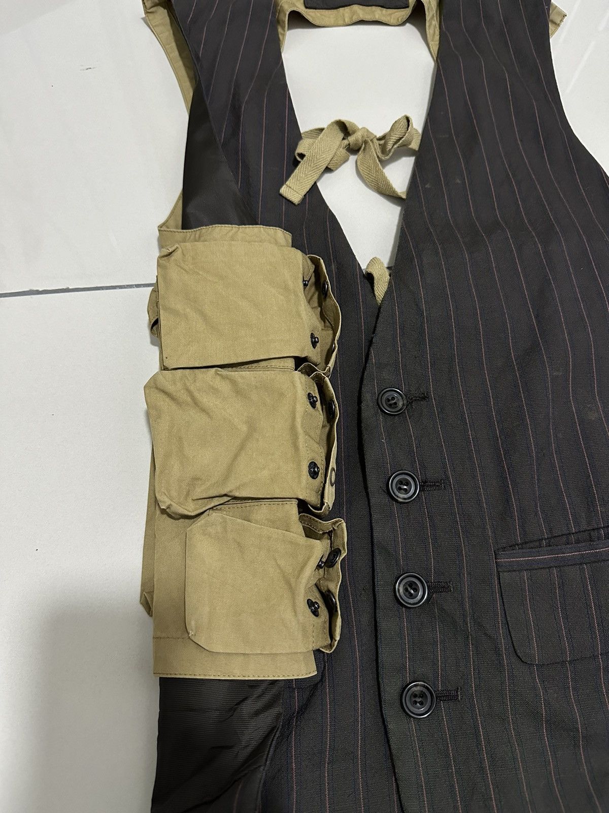 Maison MIHARA YASUHIRO Archived Miharayasuhiro Bondage Docking Vest Tactical Pocket Size US M / EU 48-50 / 2 - 7 Thumbnail