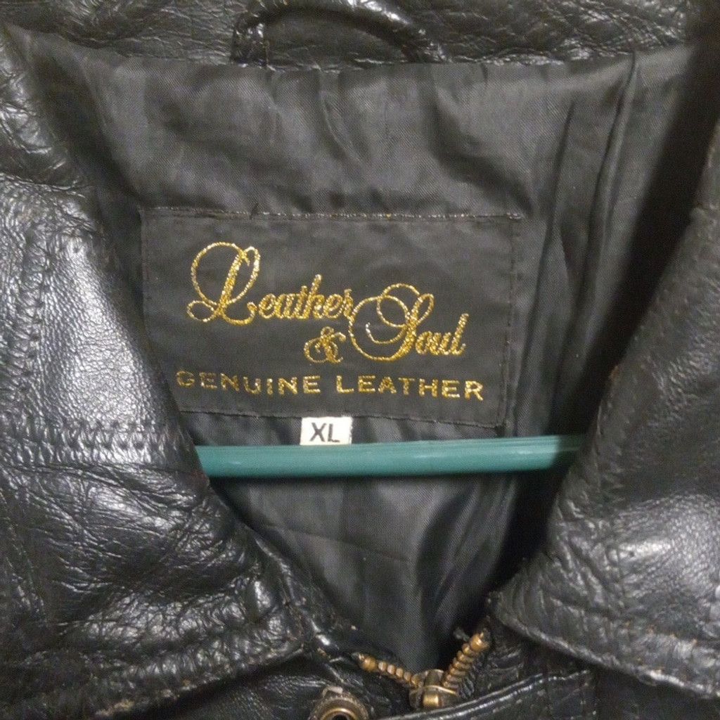 Other Leather & Soul genuine leather coat Size US XL / EU 56 / 4 - 5 Thumbnail