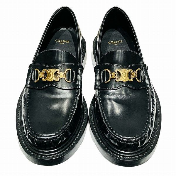 Celine Celine CELINE Universite Leather Loafers Leather Shoes DUTY FREE for USA Size ONE SIZE - 1 Thumbnail