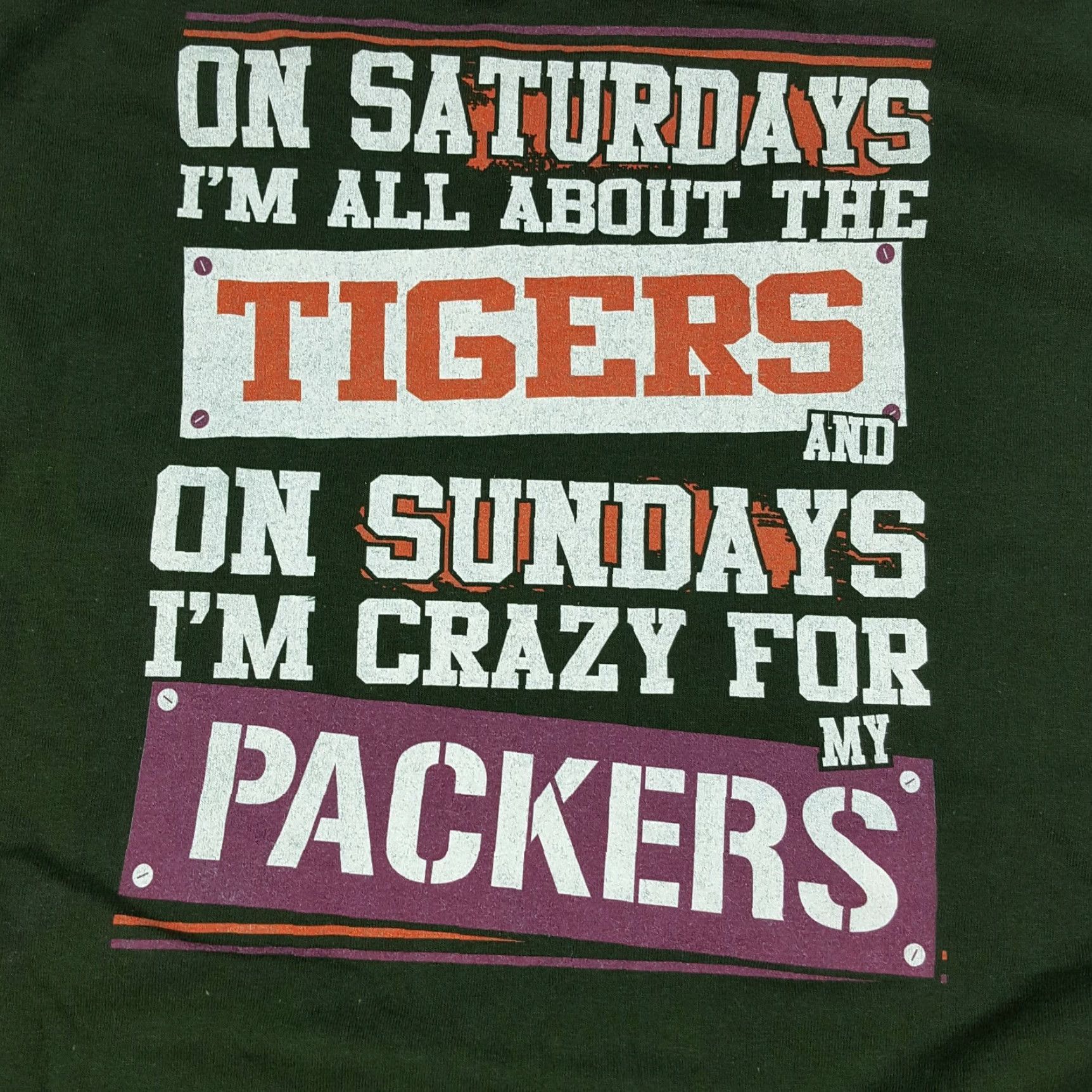 Gildan VINTAGE Green Bay Packers Football Men's Size XL Green Long Sleeve NFL Sports T Shirt Size US XL / EU 56 / 4 - 5 Thumbnail