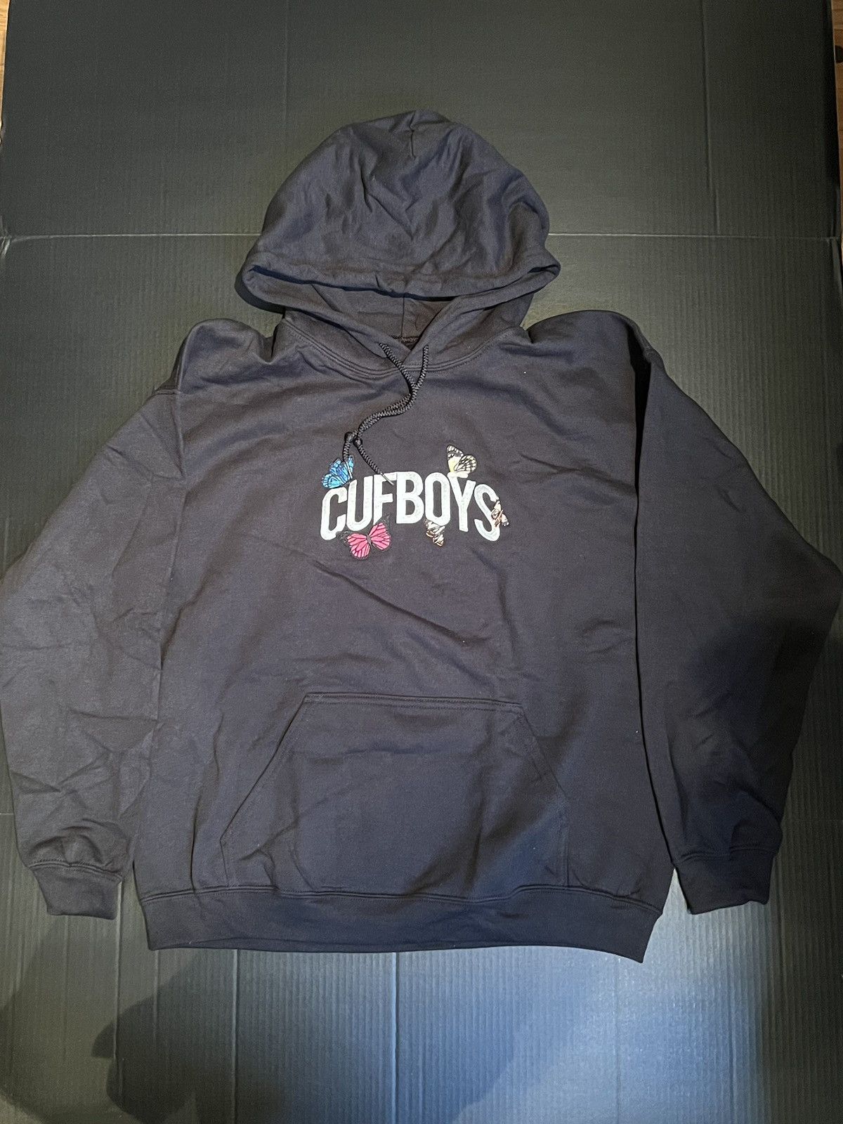 Other Cufboys Embroidered Logo Butterfly Hoodie - Black LG Size US L / EU 52-54 / 3 - 1 Preview