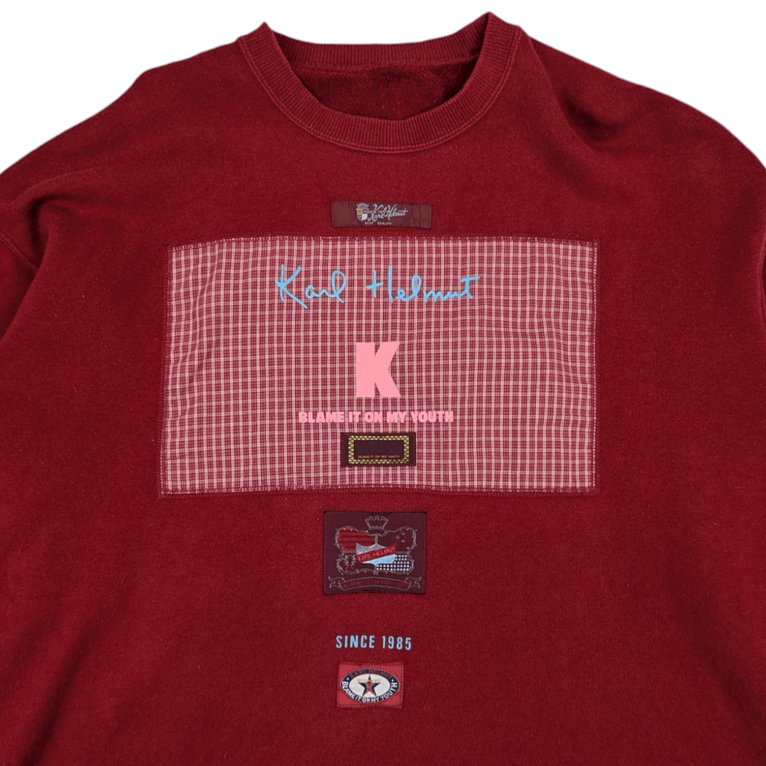 Japanese Brand KARL HELMUT Big Spell Out Logo Japan Jumper Sweatshirt Size US M / EU 48-50 / 2 - 5 Thumbnail