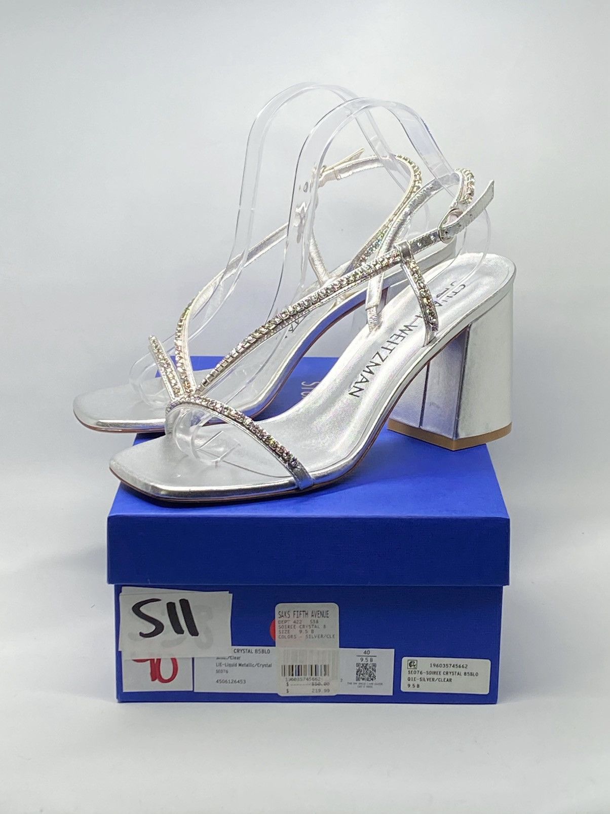 Stuart Weitzman Stuart Weitzman Embellished Leather Sandals size 9.5 Size US 9.5 / IT 39.5 - 10 Thumbnail