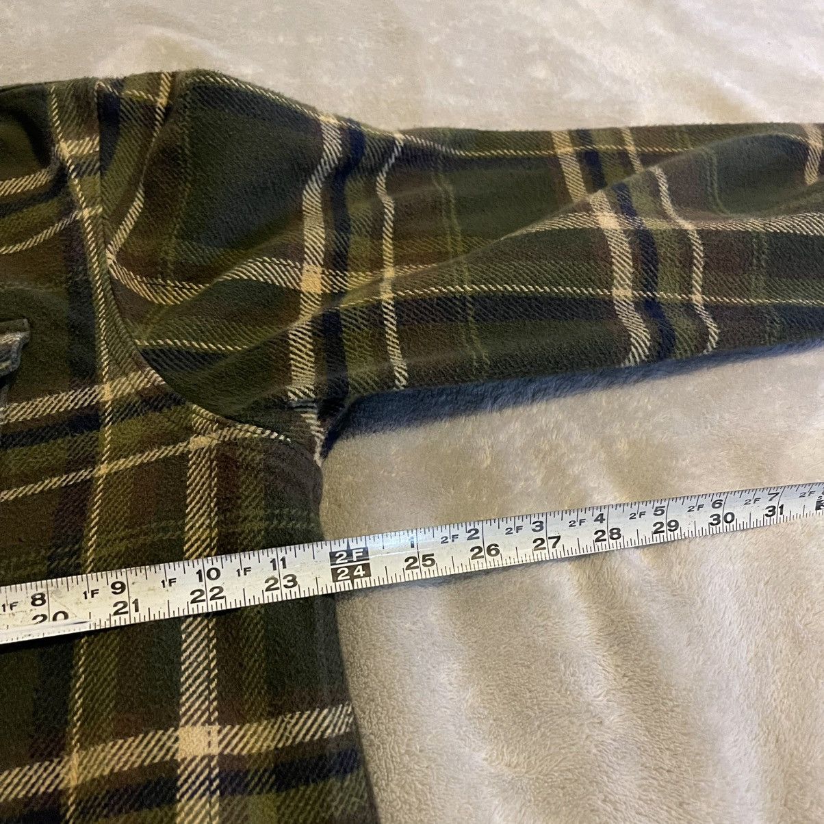 Orvis Orvis Shirt Men XL Green Lumberjack Thick Flannel Plaid Size US XL / EU 56 / 4 - 7 Thumbnail