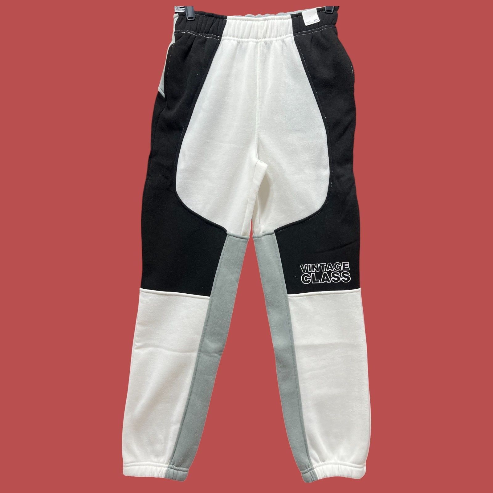 rue21 Rue 21 - Women's Color Block Sweatpants - Black/Gray/White - Size 26" / US 2 / IT 38 - 1 Thumbnail