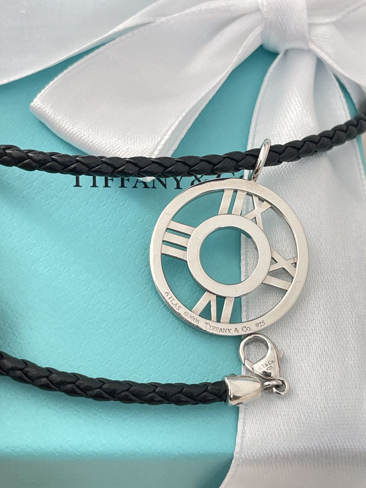 Tiffany & Co. Tiffany & Co. Atlas Charm on Leather Cord sz. 19.5 NEW Size ONE SIZE - 6 Thumbnail