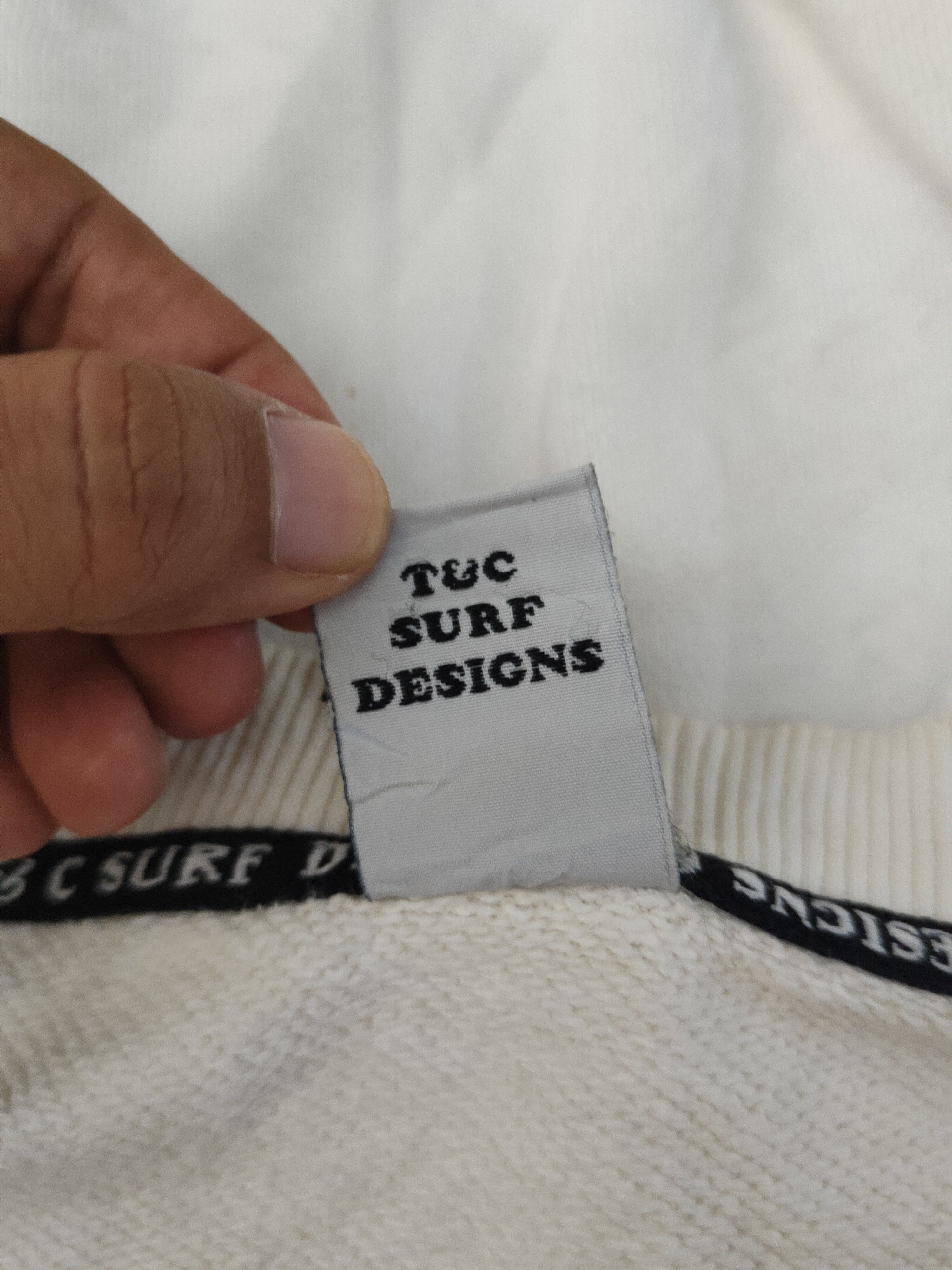 Japanese Brand DL T&C Surf Designs White Sweatshirts #S2800T Size US XL / EU 56 / 4 - 5 Thumbnail