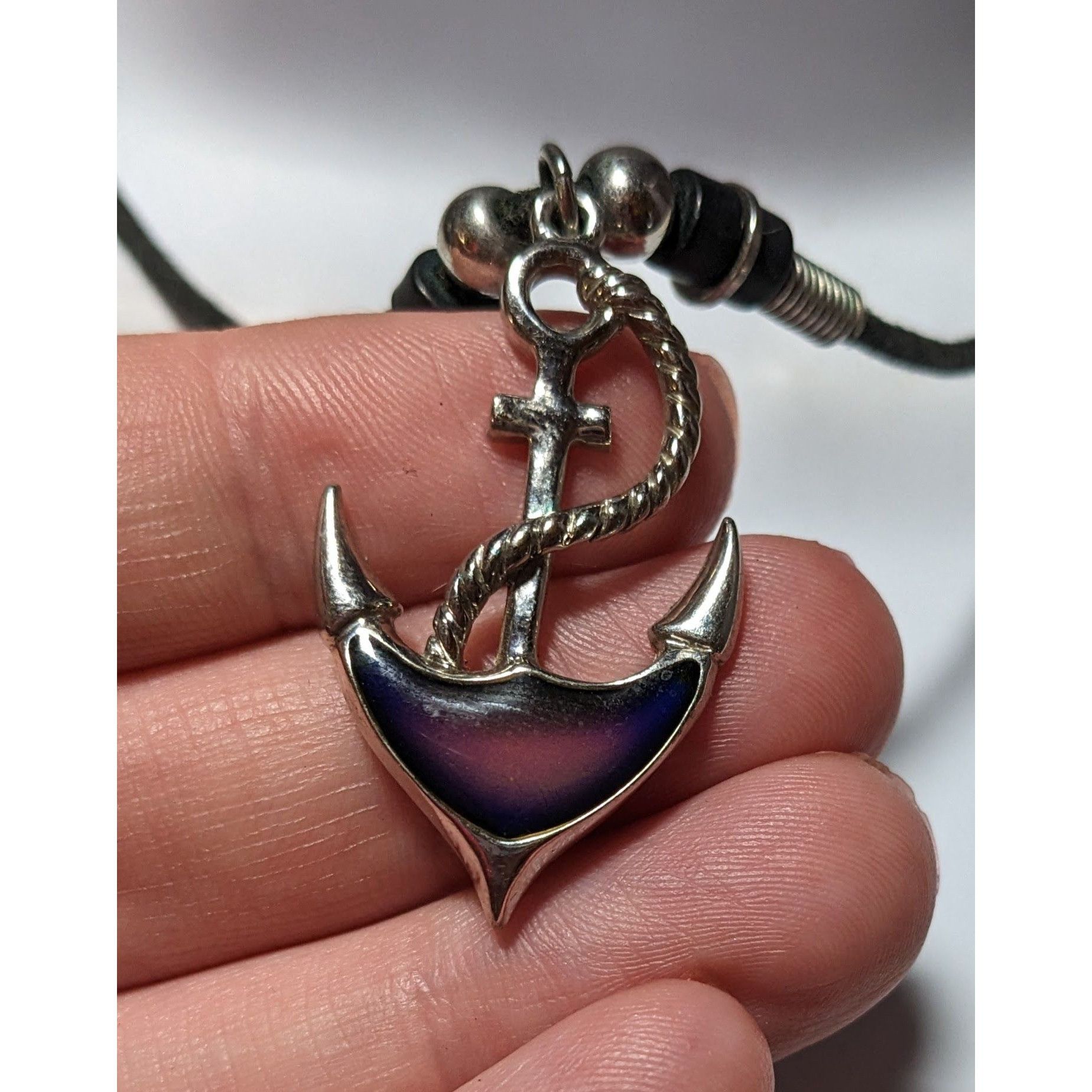 Other Retro Color Changing Mood Anchor Pendant Necklace Size ONE SIZE - 10 Thumbnail