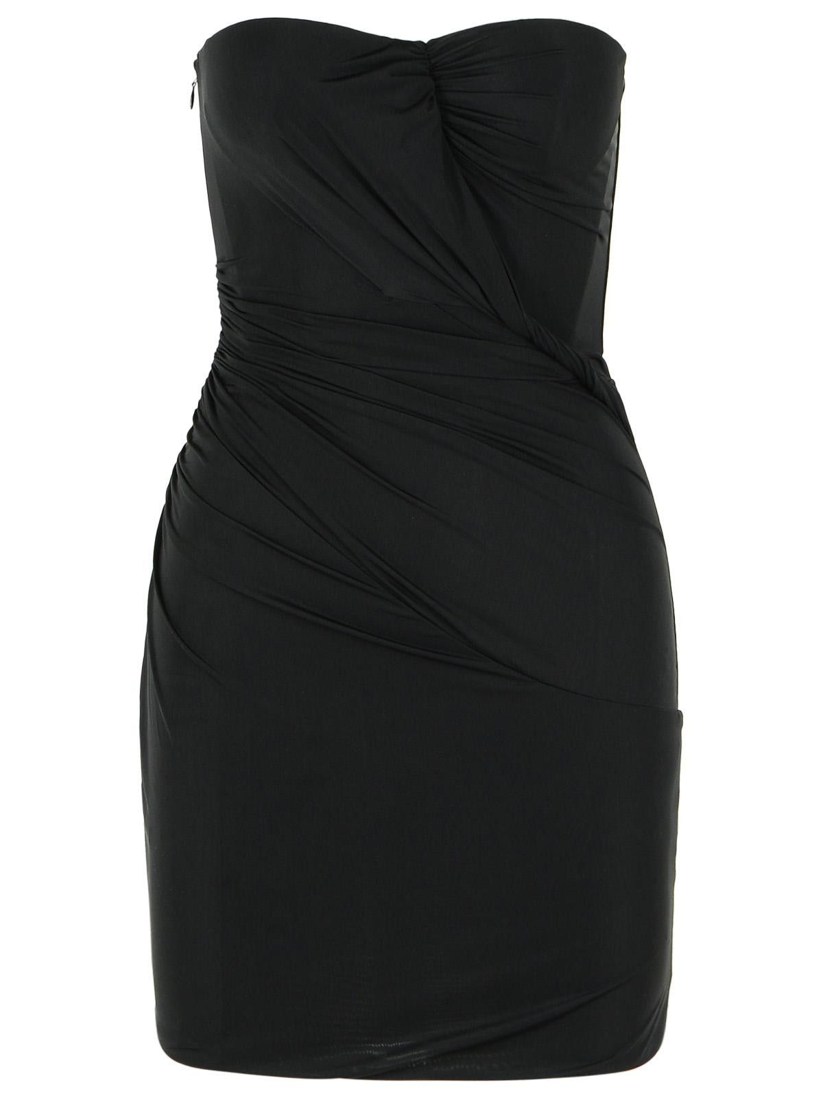 Blumarine BLUMARINE Black Stretch Nylon Dress Size M / US 6-8 / IT 42-44 - 1 Thumbnail