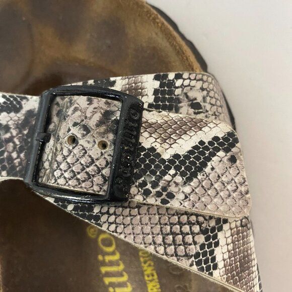 Birkenstock Papillio by Birkenstock Snake Print Slide Sandals Size 39 Size US 9 / IT 39 - 9 Thumbnail