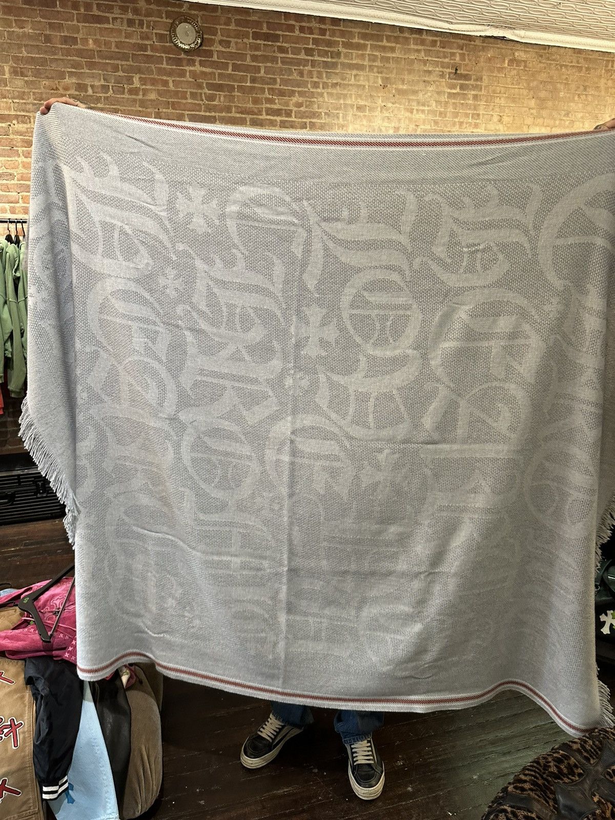 Chrome Hearts CHROME HEARTS CASHMERE BLANKET Size ONE SIZE - 1 Thumbnail