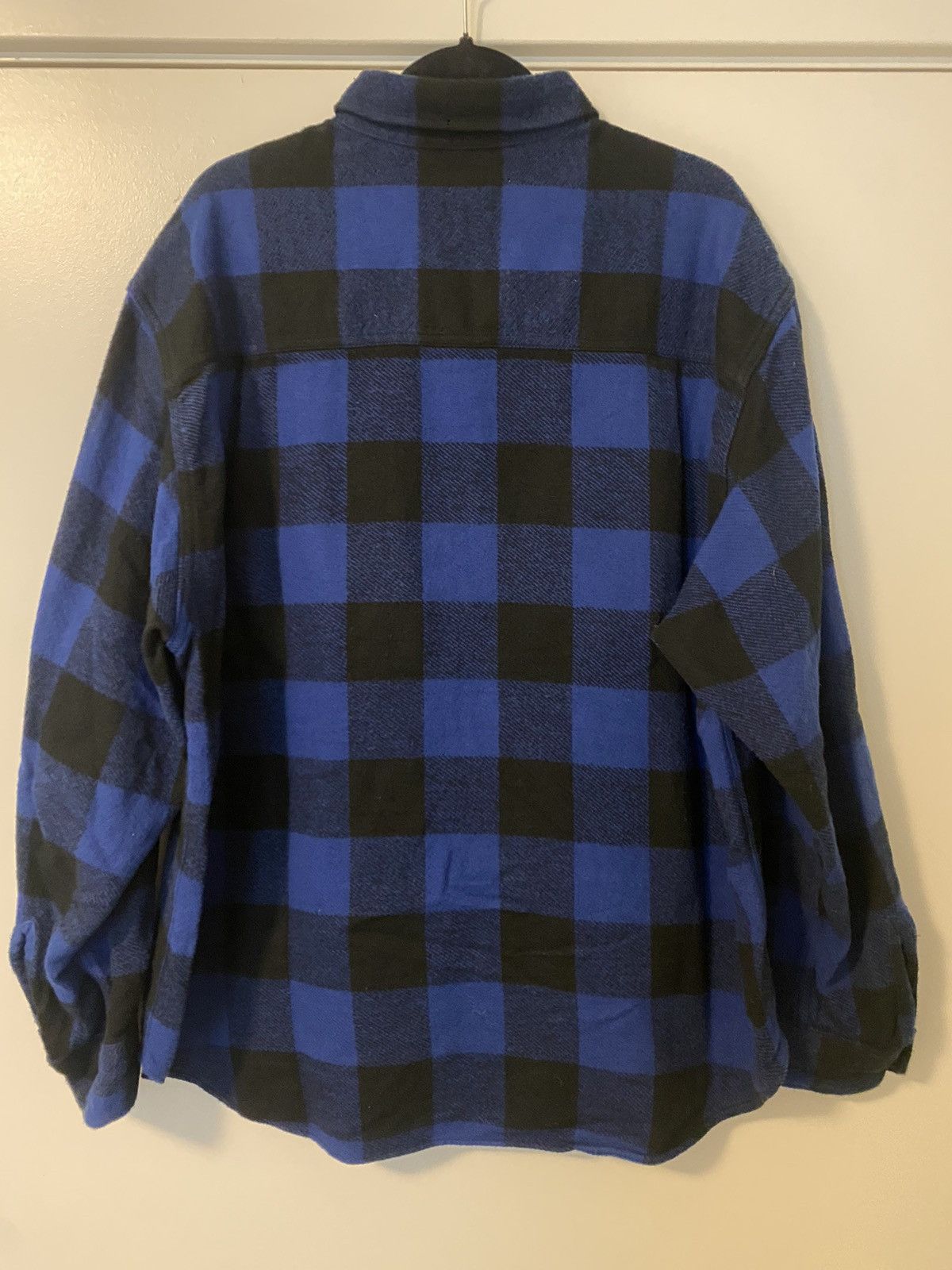 Wacko Maria Wacko Maria Blue/Black Flannel Check Shirt XXL Size US XXL / EU 58 / 5 - 2 Thumbnail