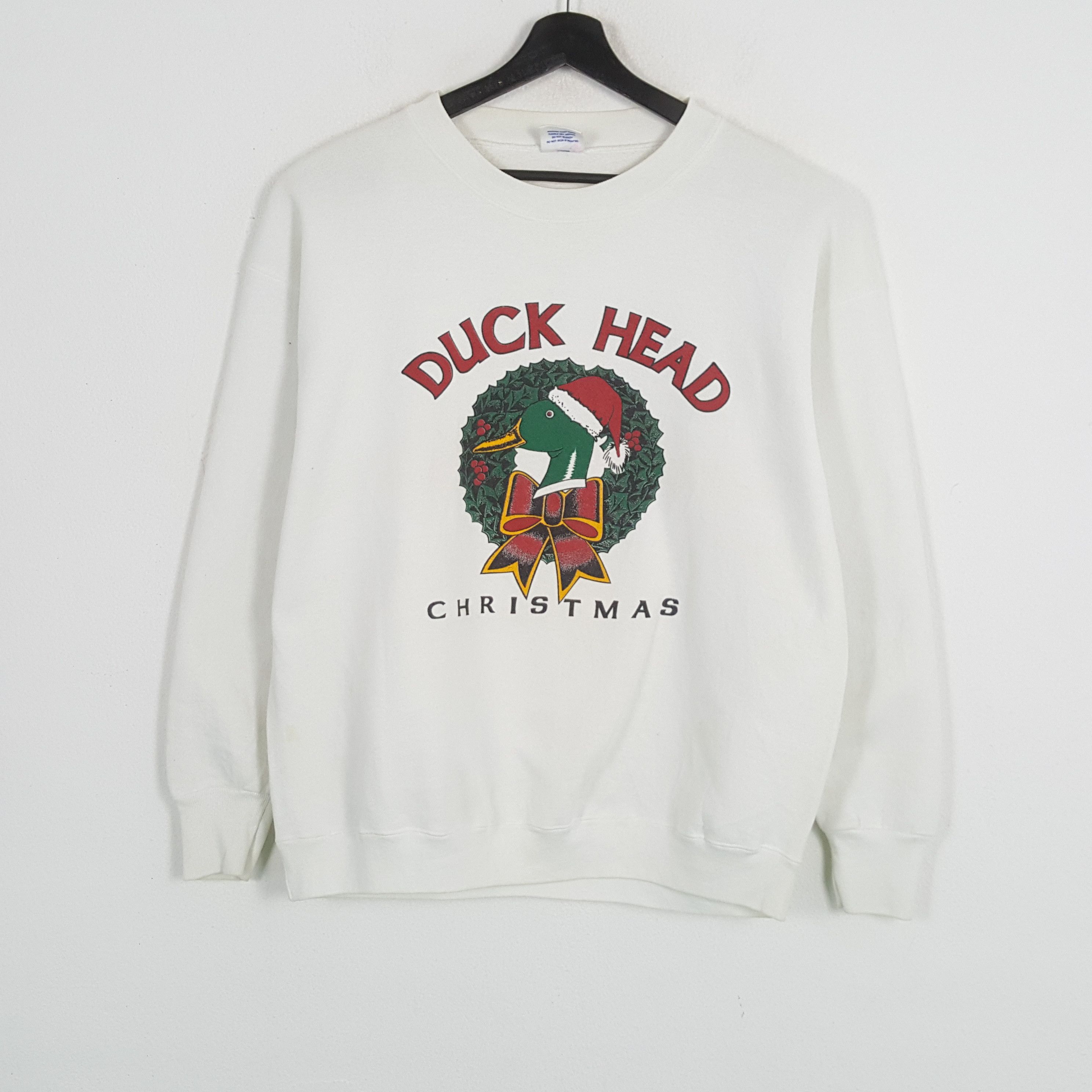 DUCK HEAD Christmas Vintage Sweatshirt