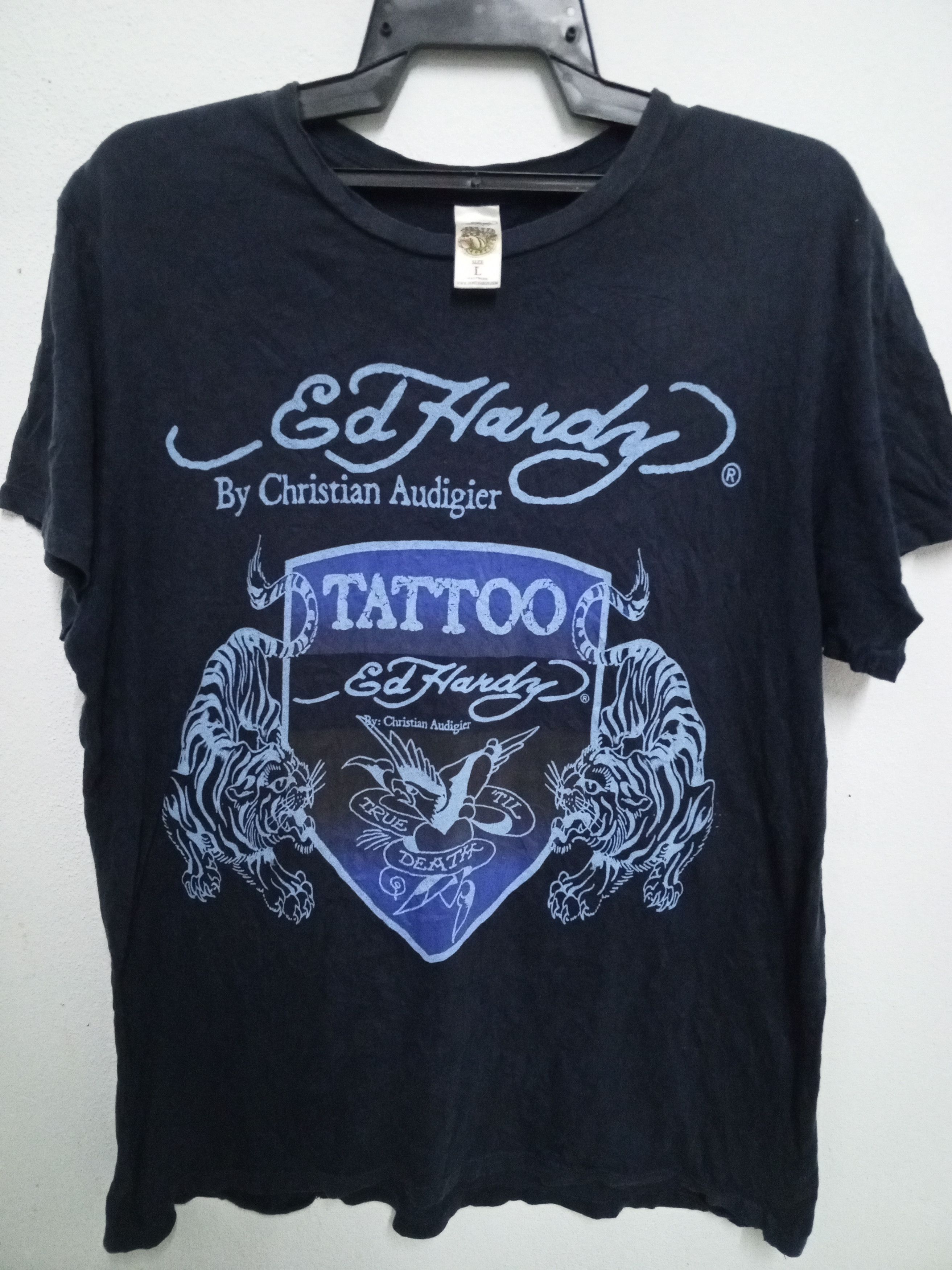 Christian Audigier Ed Hardy × Christian audigier tattoo 2 tiger rare Size US L / EU 52-54 / 3 - 1 Thumbnail