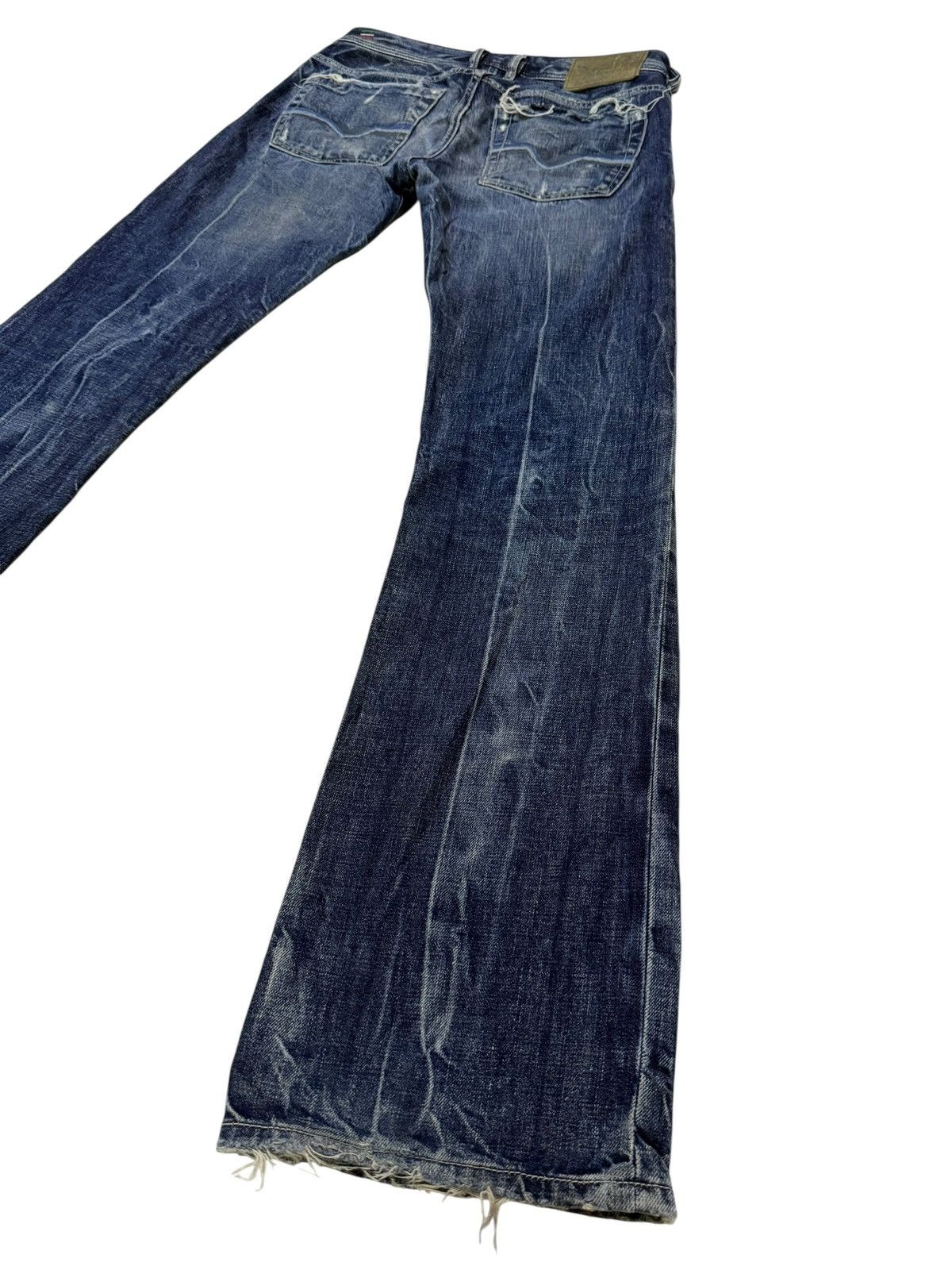 Diesel Flared Jeans Vintage Diesel Zatiny Distressed Boot Cut Denim Size US 30 / EU 46 - 23 Thumbnail