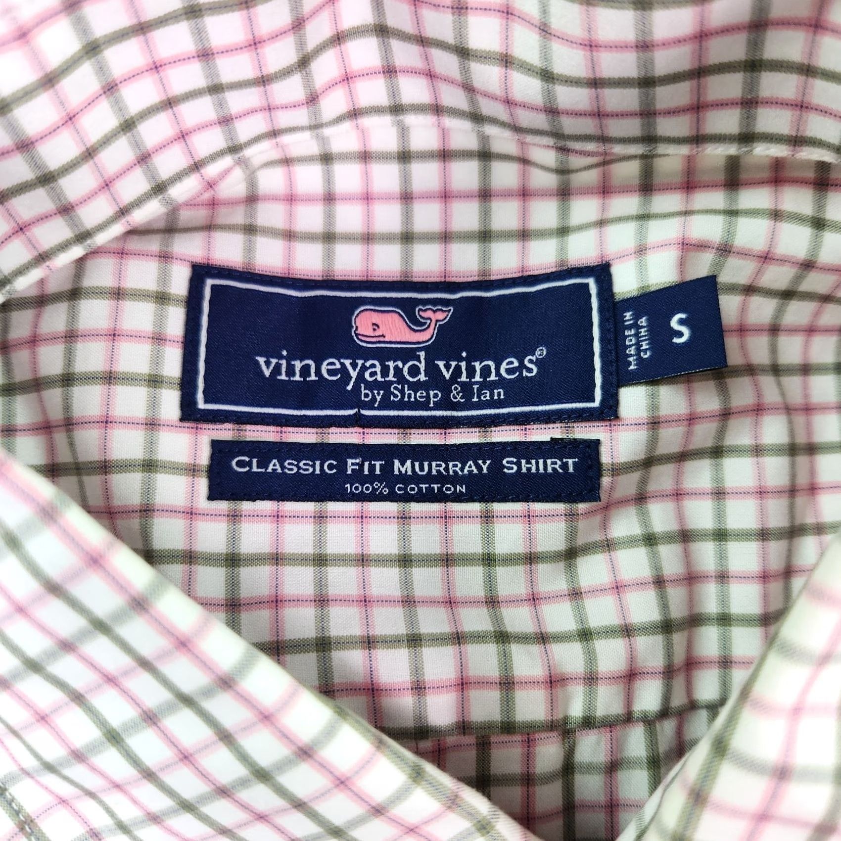 Vineyard Vines Vineyard Vines Shirt Mens Small Pink Slim Fit Murray Button Up Plaid B911 Size US S / EU 44-46 / 1 - 4 Thumbnail