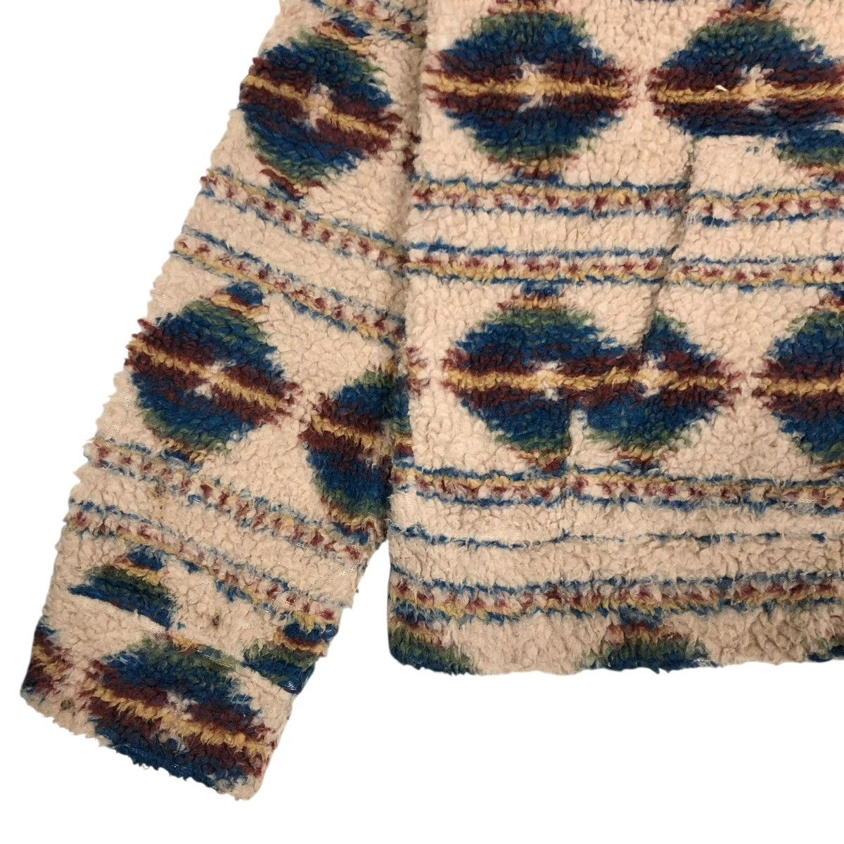 Vintage Beams Heart Fleece Jacket: Japanese Hoodie, Full Zip