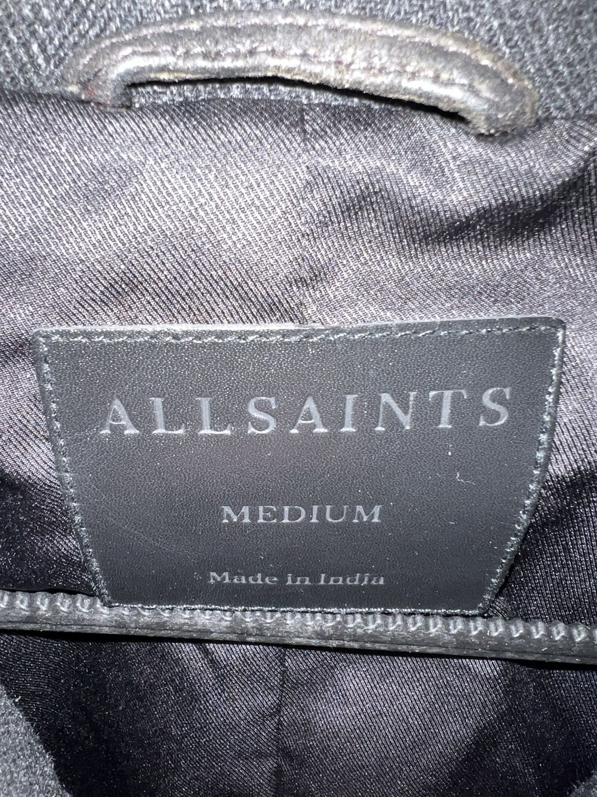 Allsaints AllSaints Leather Jacket Size US M / EU 48-50 / 2 - 3 Thumbnail