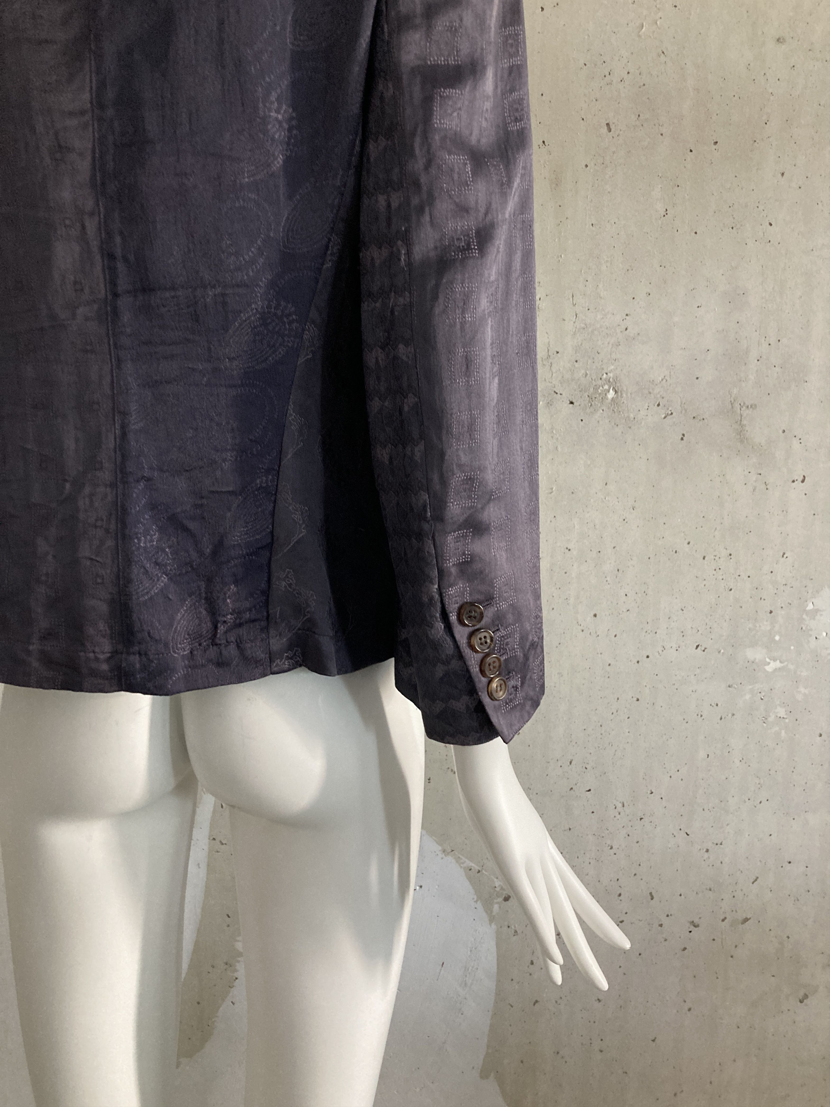 Ann Demeulemeester Early 90's Silk Jacket Size M / US 6-8 / IT 42-44 - 6 Thumbnail
