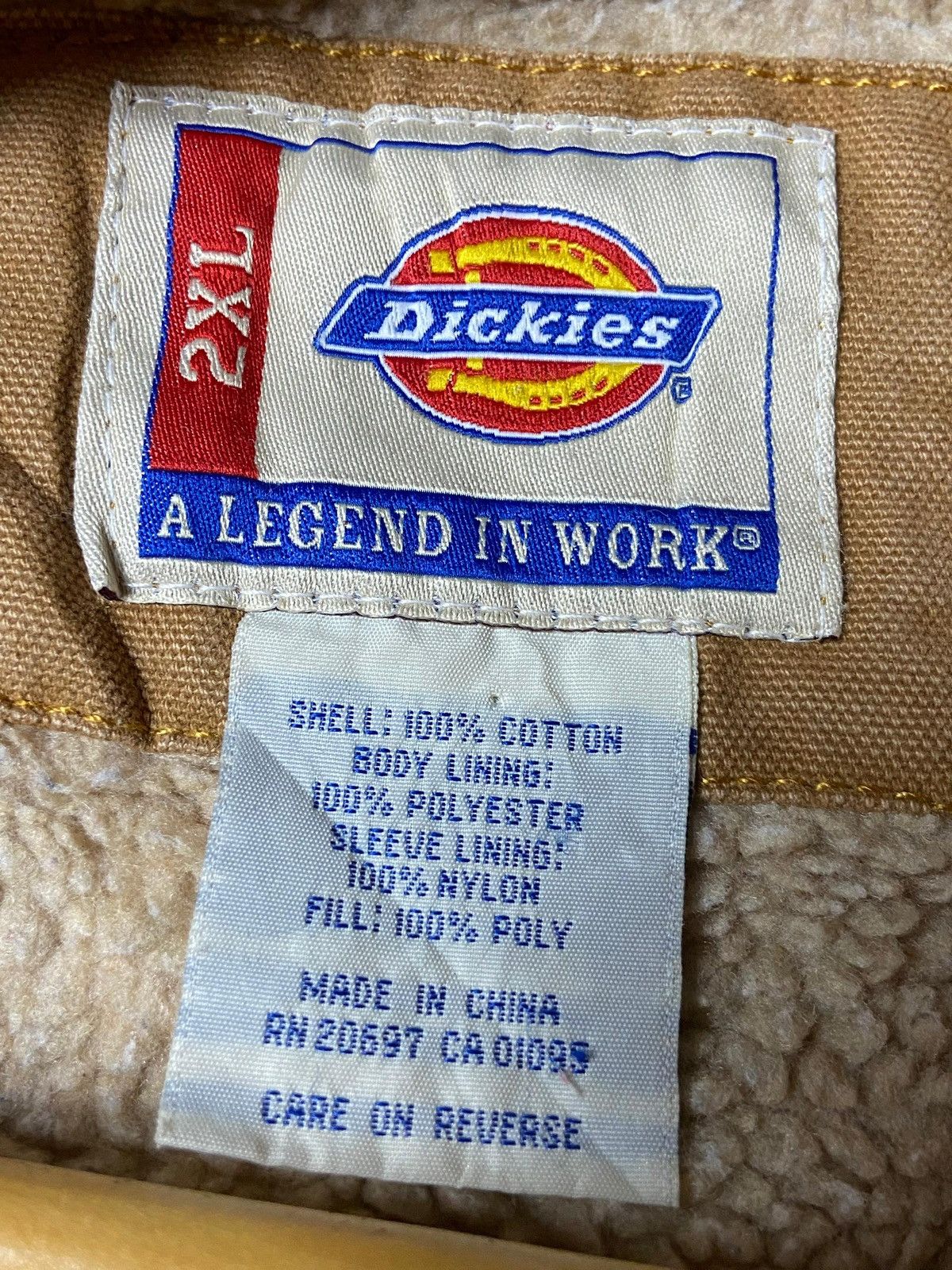 Dickies Vintage Dickies Sherpa Lined Jacket (150) Size US XXL / EU 58 / 5 - 7 Thumbnail