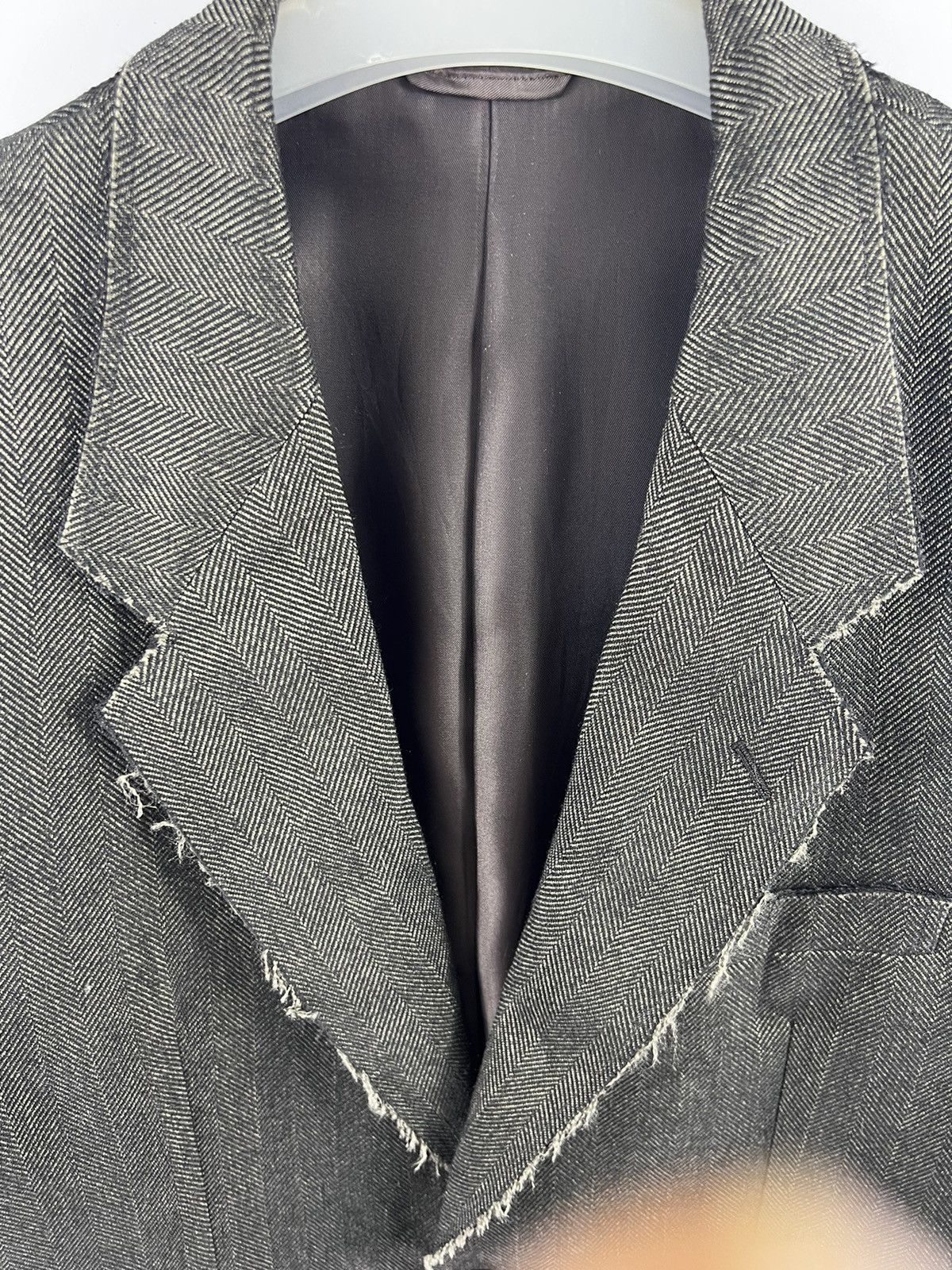 Beams Plus 🔥 Herringbone Trashed Design Beams Japan OverCoat - L Size US L / EU 52-54 / 3 - 6 Thumbnail