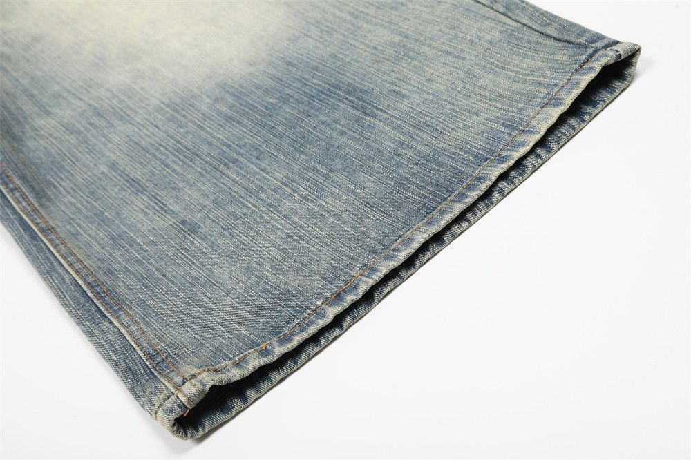Japanese Brand × Jean Men's street casual distressed straight washed denim shorts Size US 32 / EU 48 - 6 Thumbnail