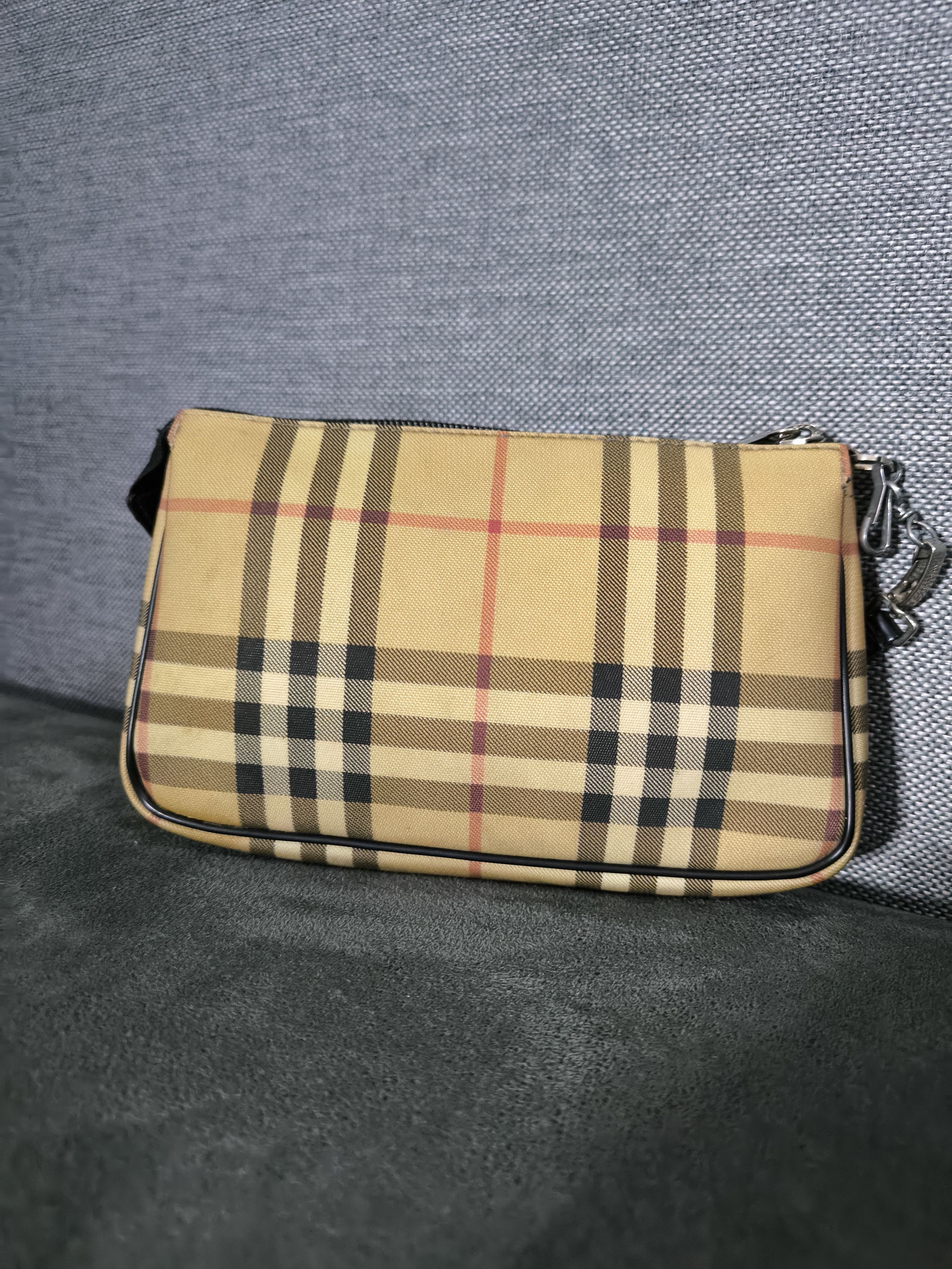 Burberry BURBERRY canvas Pochette Shoulder Bag Vintage Rare Size ONE SIZE - 3 Thumbnail