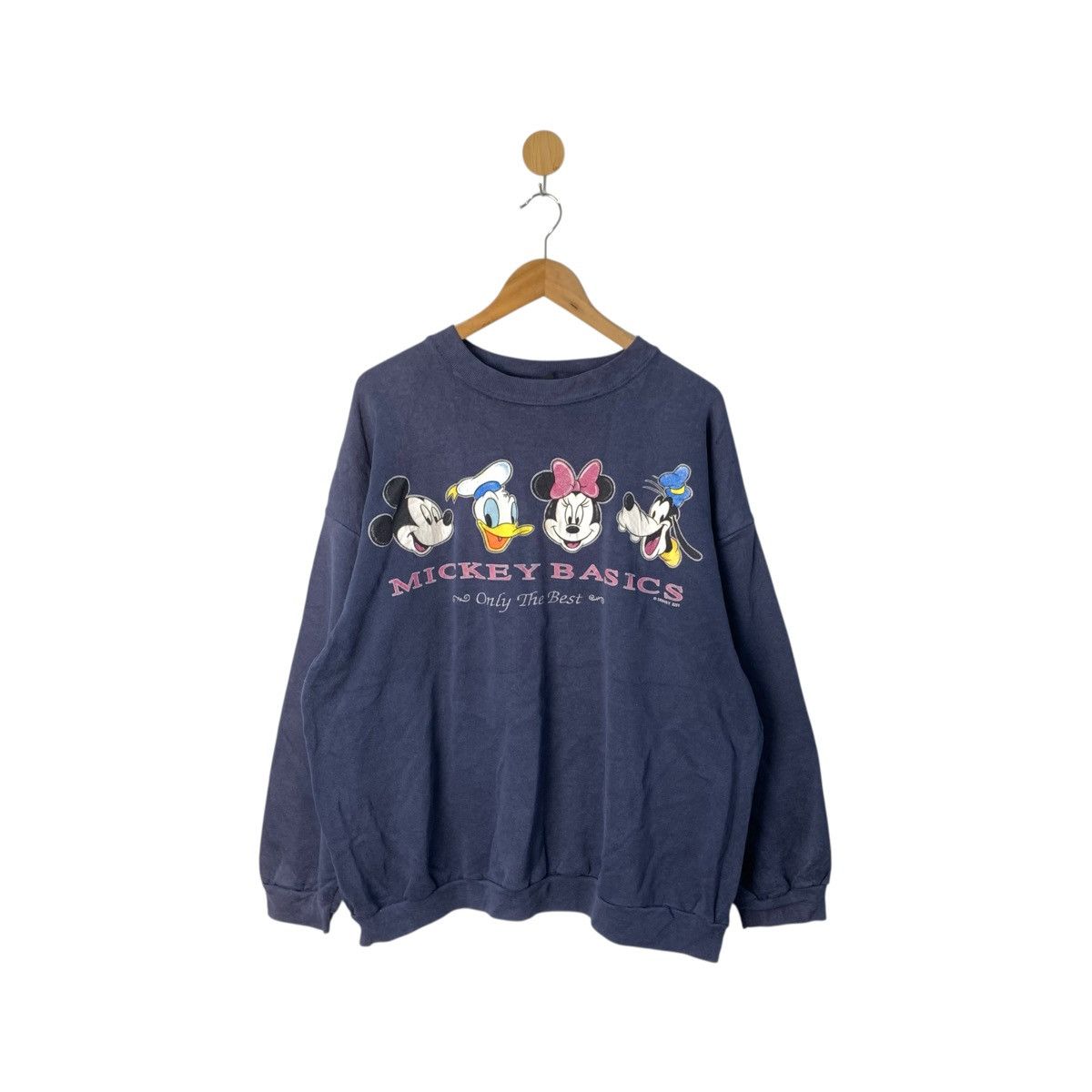 Cartoon Network Vintage 90s Mickey Disney Rasta Dreadlocks Sweatshirt Size US XL / EU 56 / 4 - 1 Thumbnail