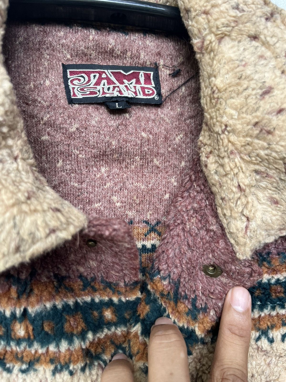Jams World 💥RARE💥JAMI ISLAND Deep Pile Fleece Rare Aztec Fullprinted Size US L / EU 52-54 / 3 - 8 Thumbnail